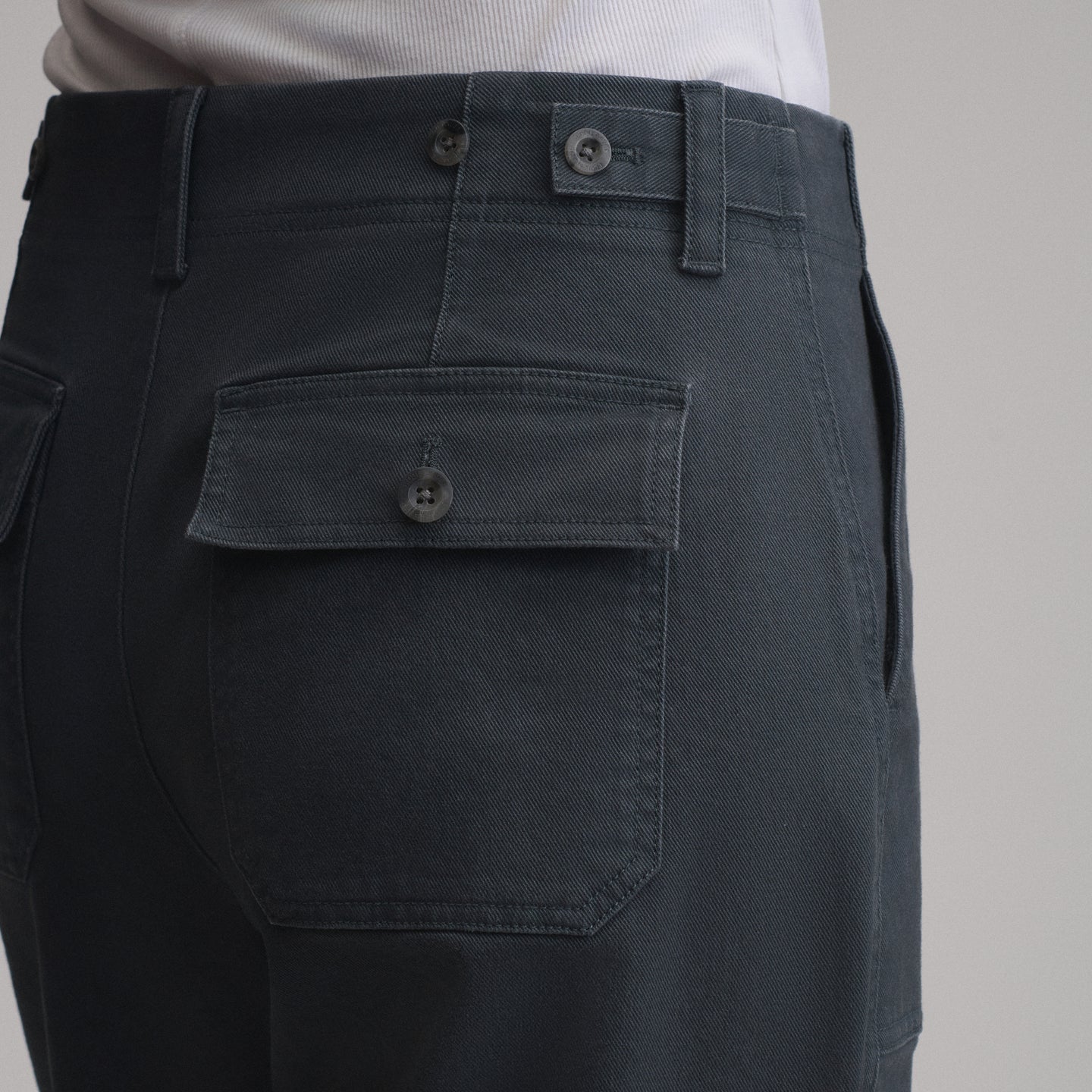 Women's Utility Twill Pants-Storm-8