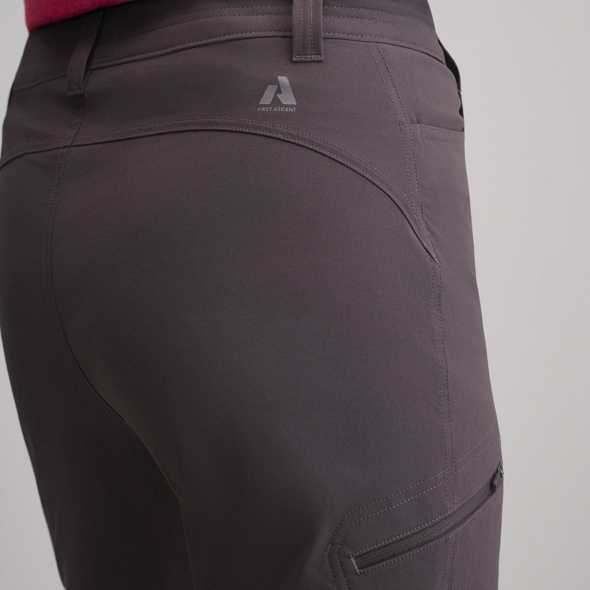 Women's Guide Pro High Rise Pants-Aubergine-4