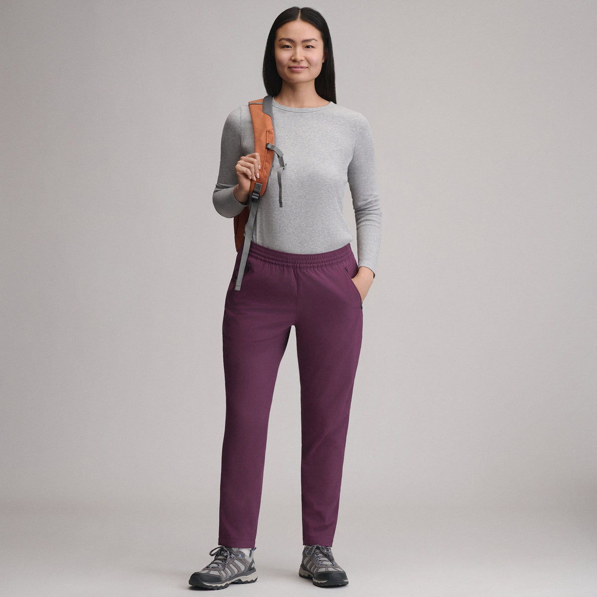 Women's Scout Lined Pants-Rosewood-12