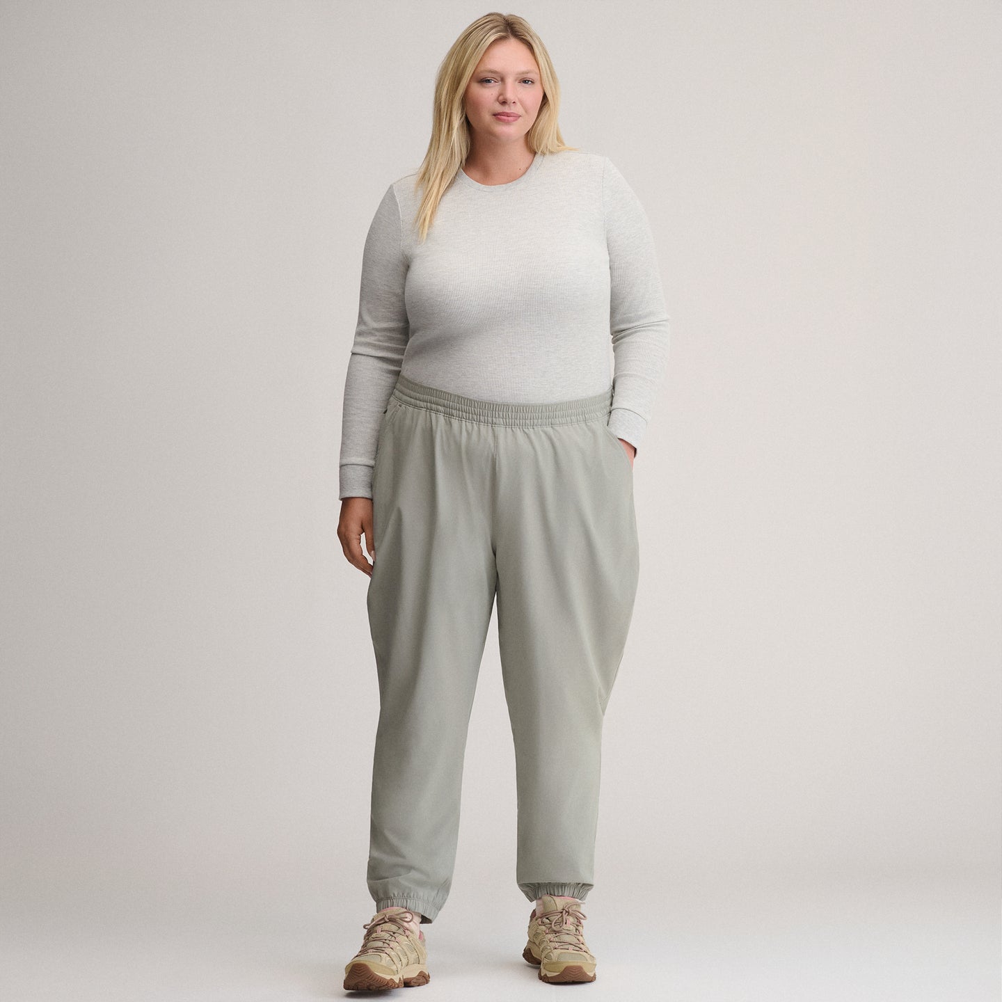 Women's Scout Lined Jogger-Sage-12