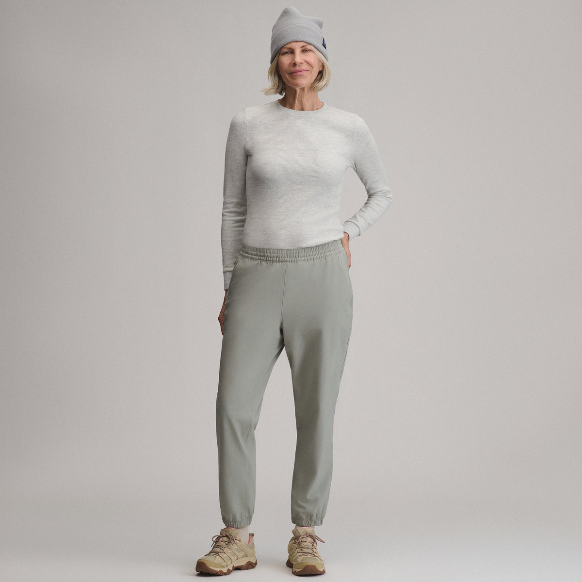 Women's Scout Lined Jogger-Sage-9