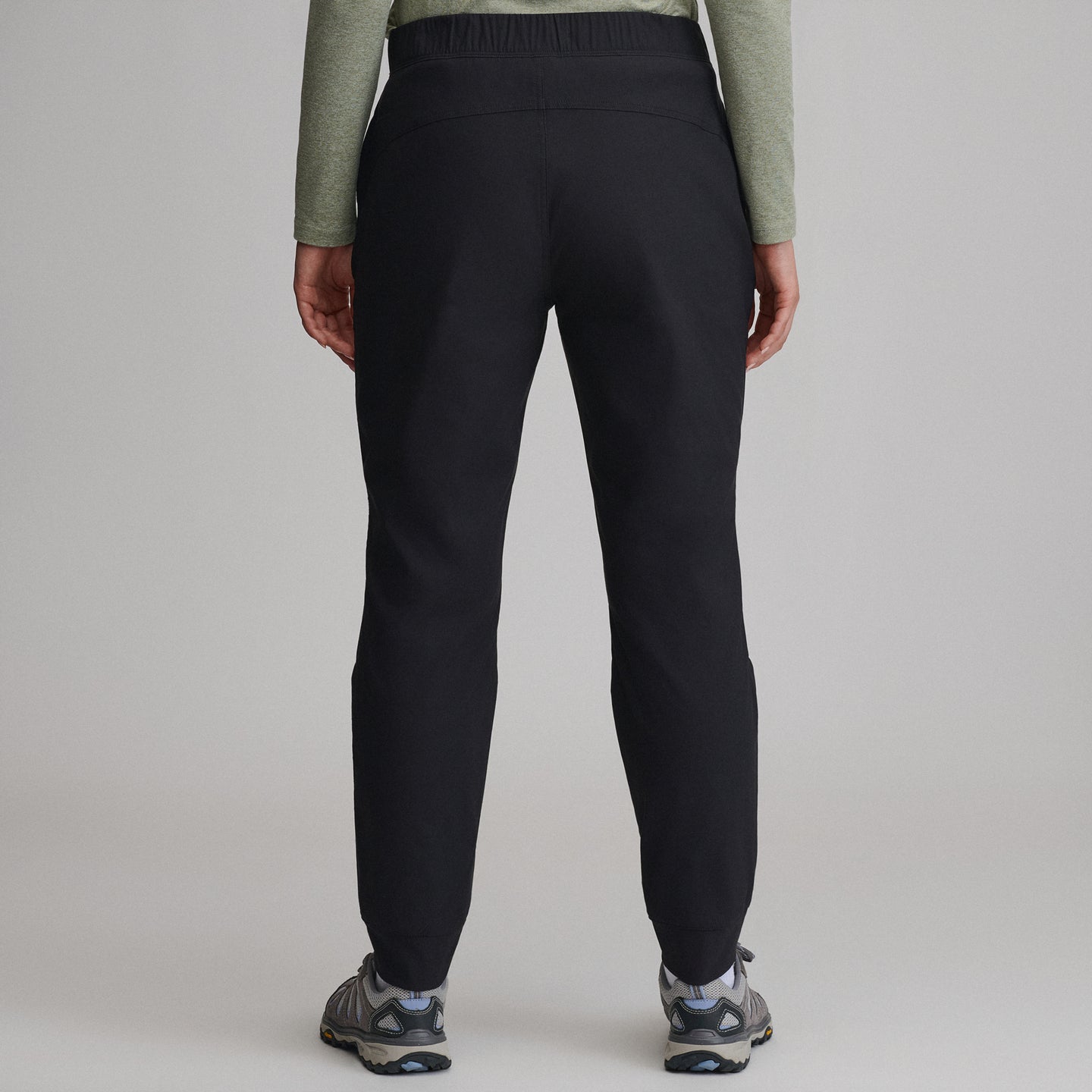 Women's Rainier Jogger Fleece Lined-Black-7
