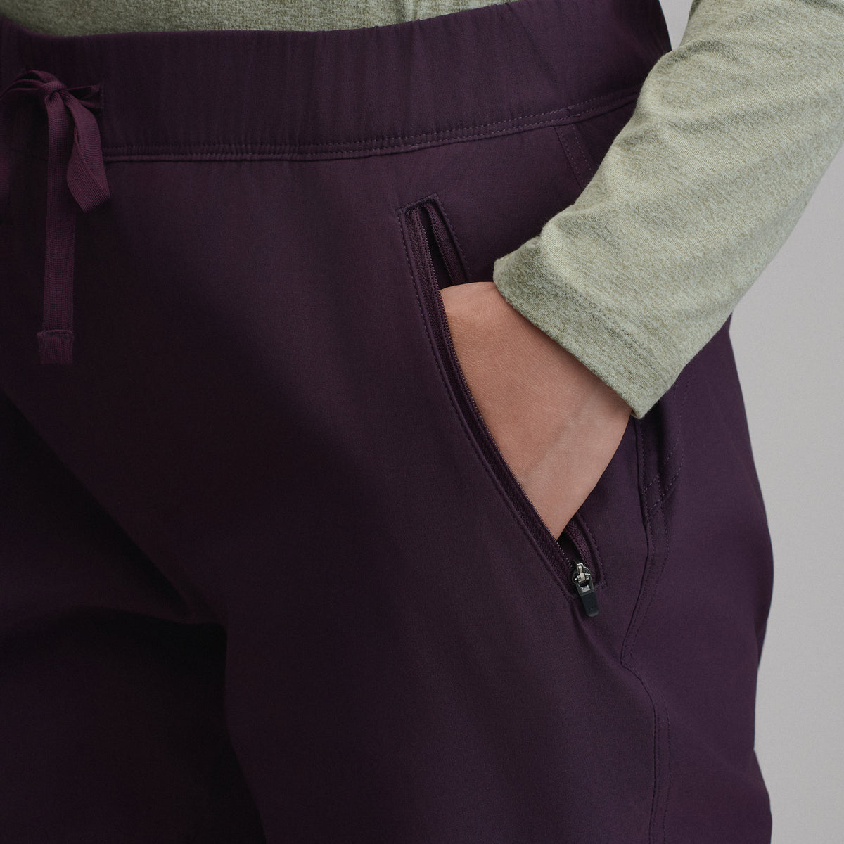 Women's Rainier Jogger Fleece Lined-Boysenberry-13