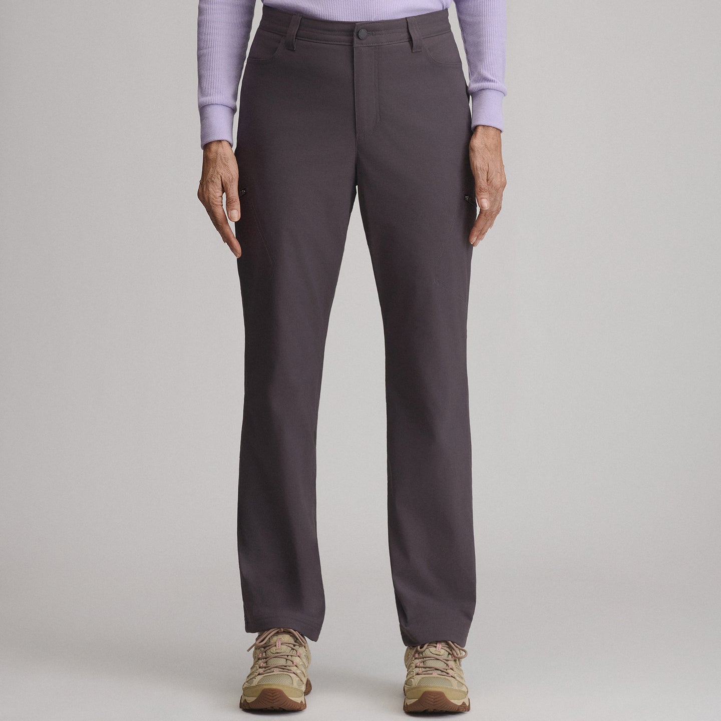 Women's Updated High-Rise Guide Pro Lined Pants-Aubergine-11