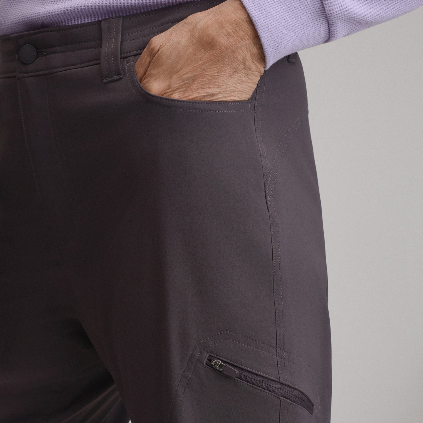Women's Updated High-Rise Guide Pro Lined Pants-Aubergine-13