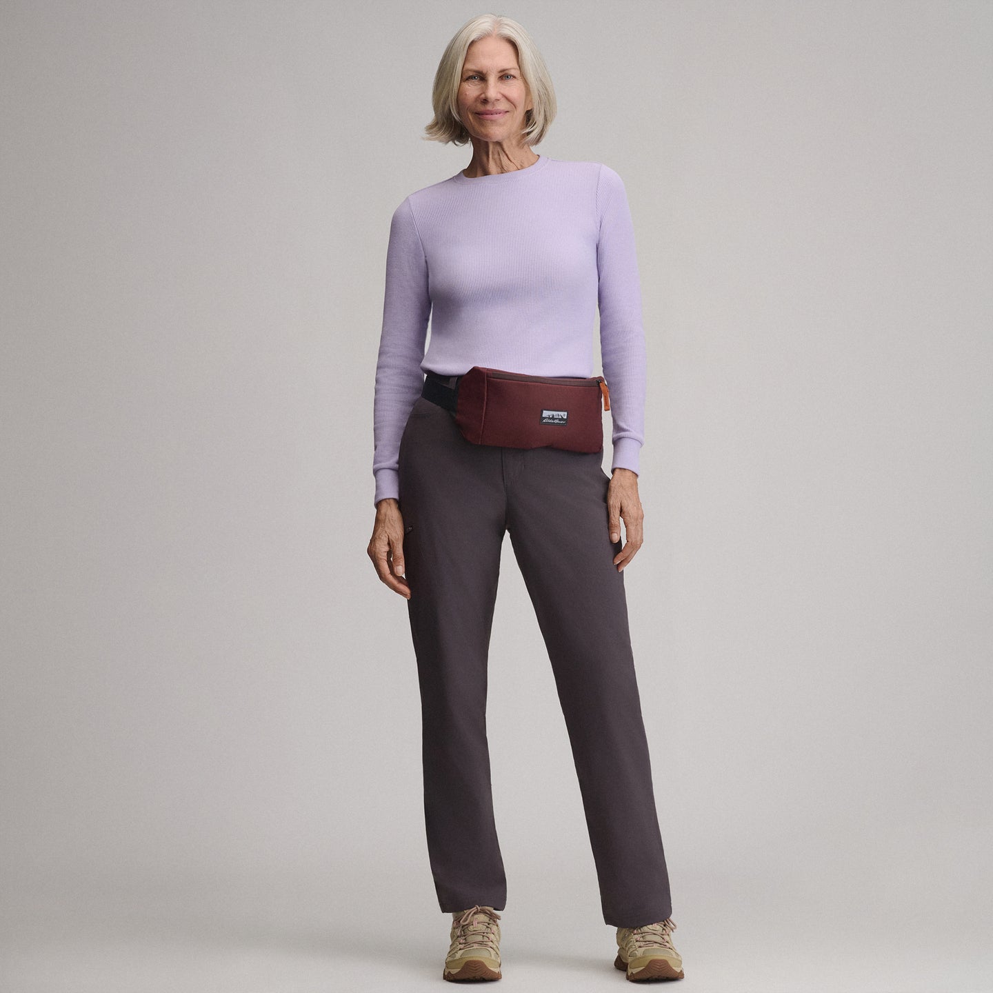 Women's Updated High-Rise Guide Pro Lined Pants-Aubergine-15