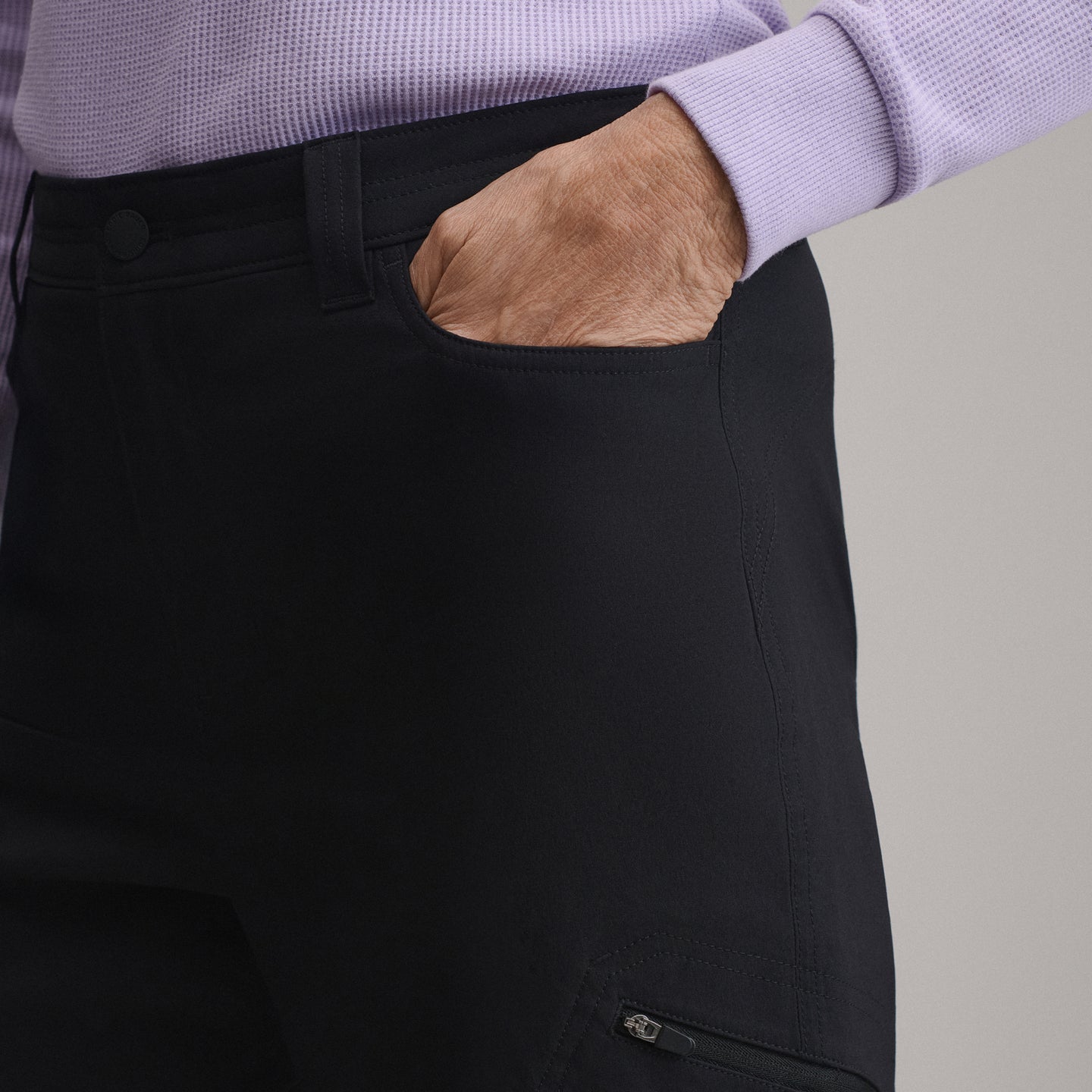Women's Updated High-Rise Guide Pro Lined Pants-Black-6