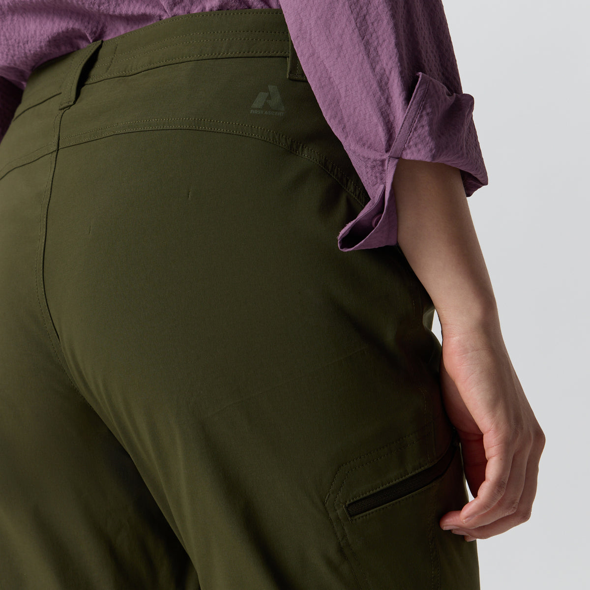 Women's High-Rise Guide Pro Lined Pants-Deep Olive-5