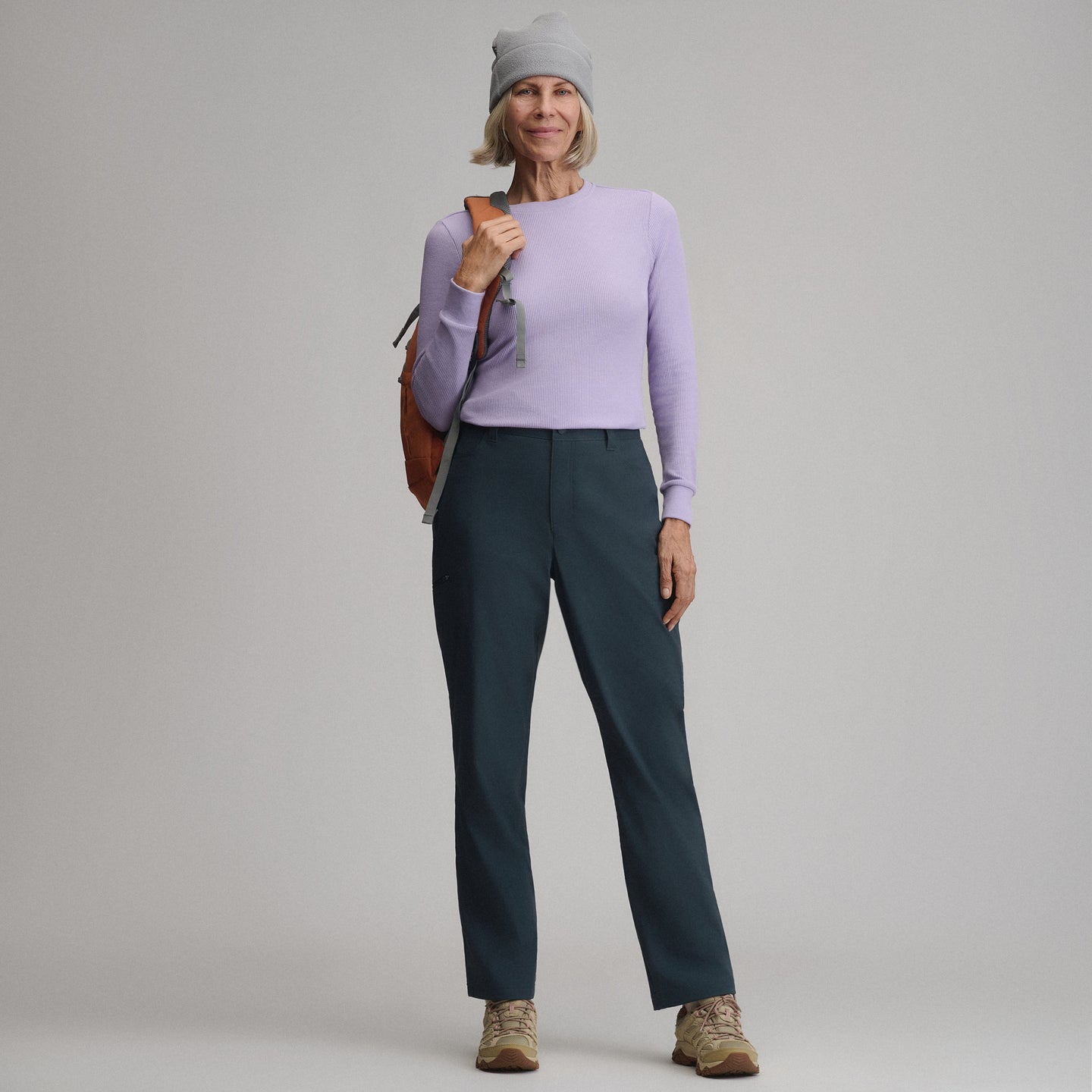 Women's Updated High-Rise Guide Pro Lined Pants-Storm-25