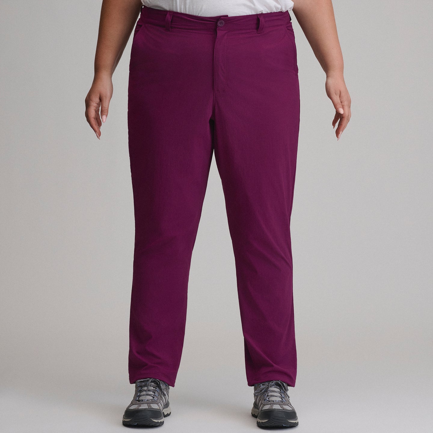 Women's Meridian Pants-Wine Berry-1