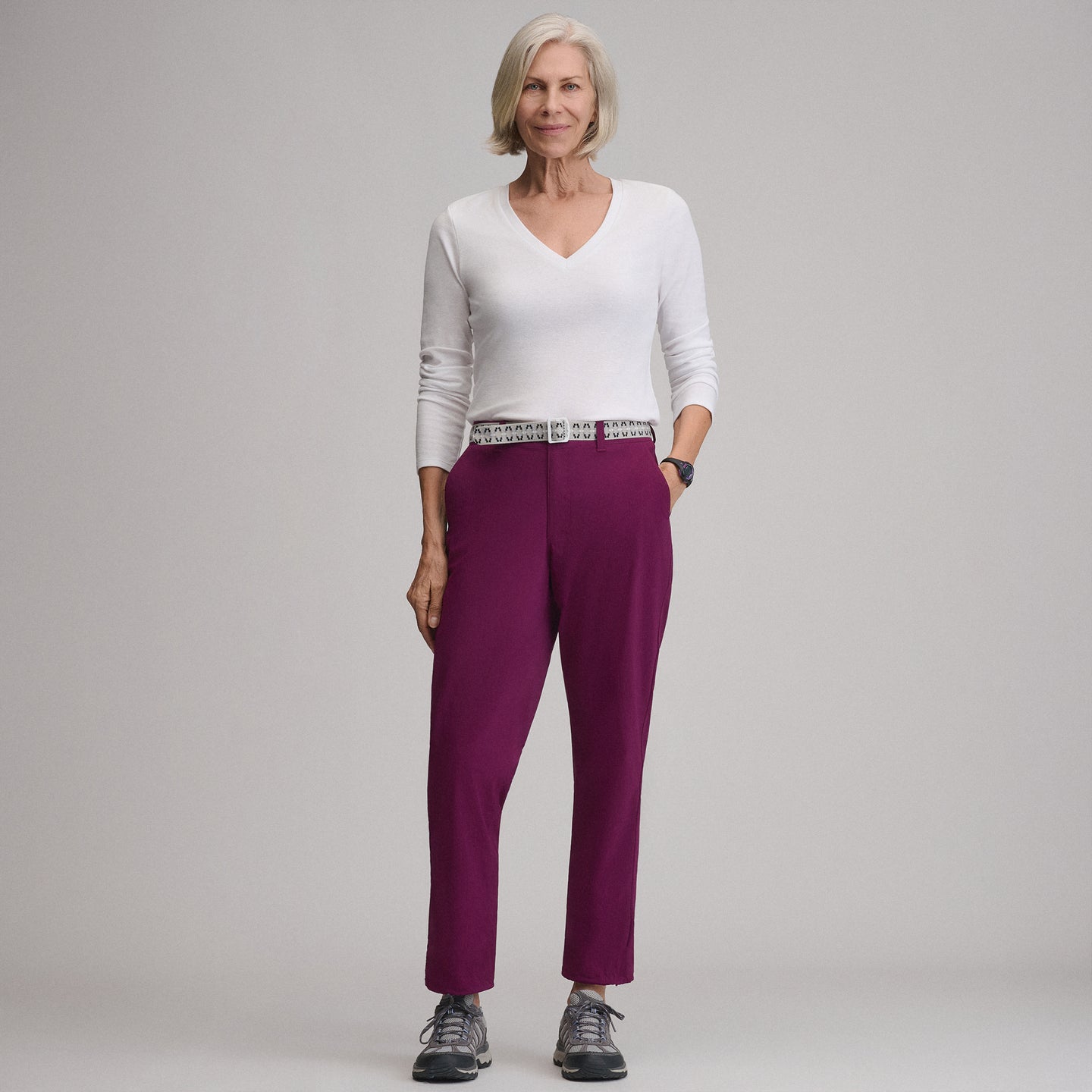 Women's Meridian Pants-Wine Berry-13