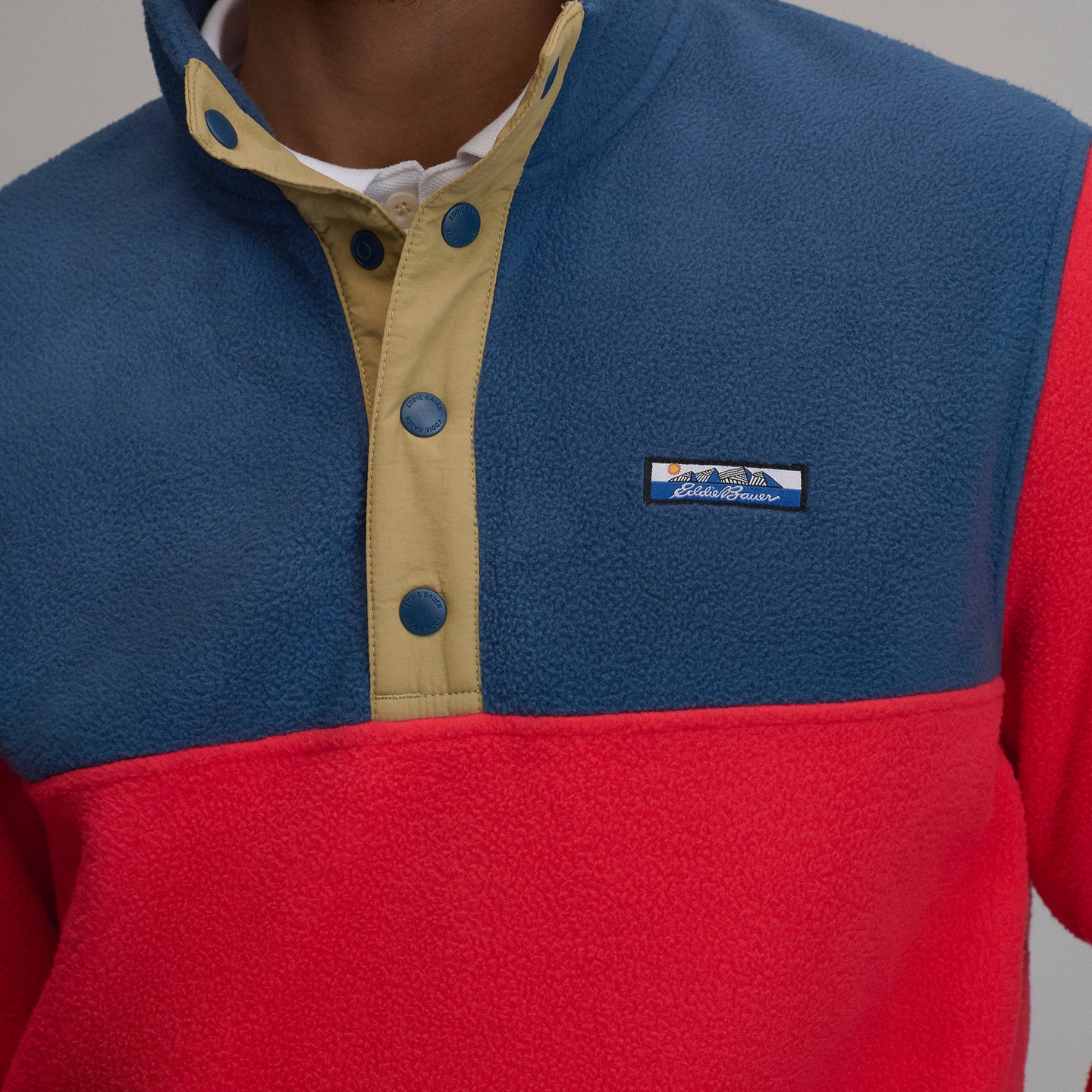 Authentic Outdoor Fleece Snap Mock-Dusk-8