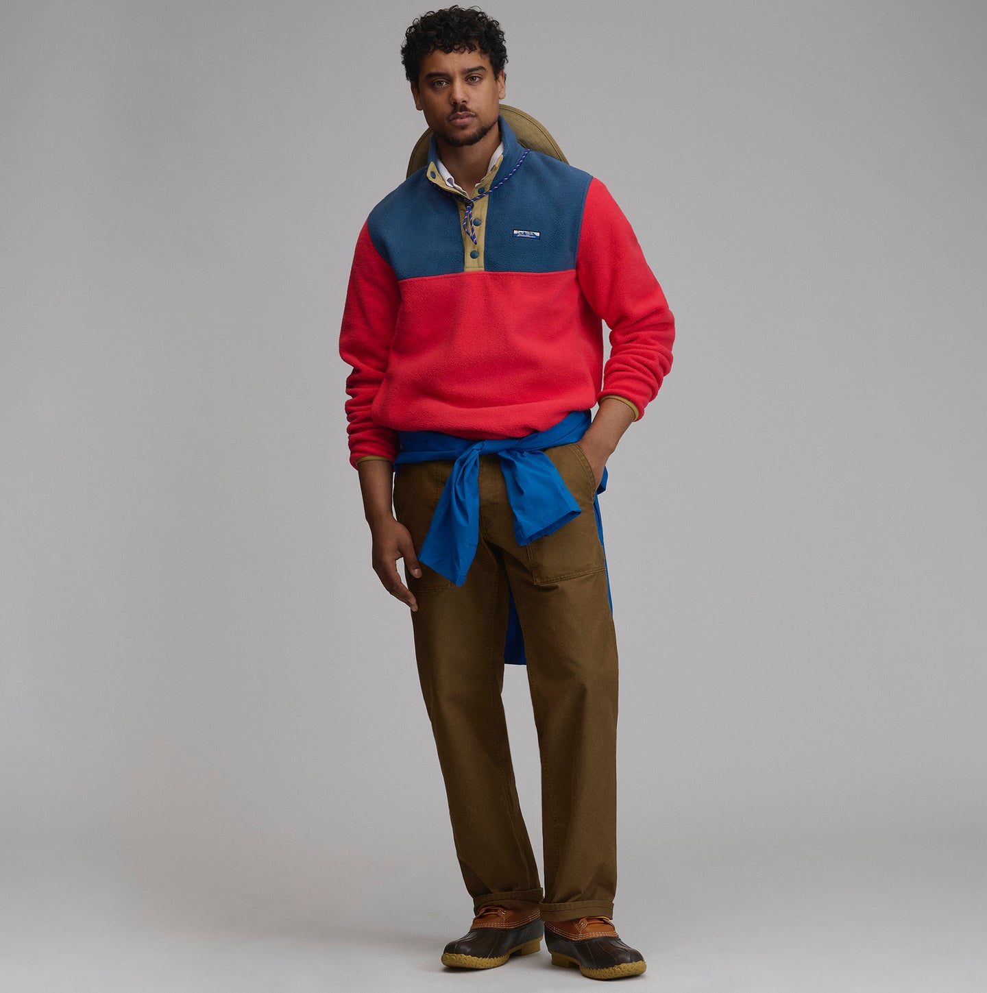 Authentic Outdoor Fleece Snap Mock-Dusk-10