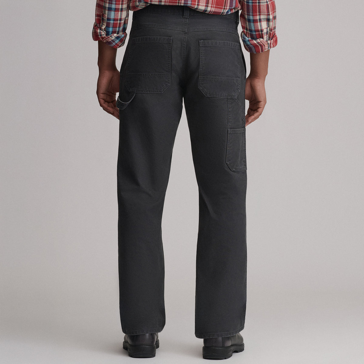 Men's Canvas Carpenter Pants-Carbon-2