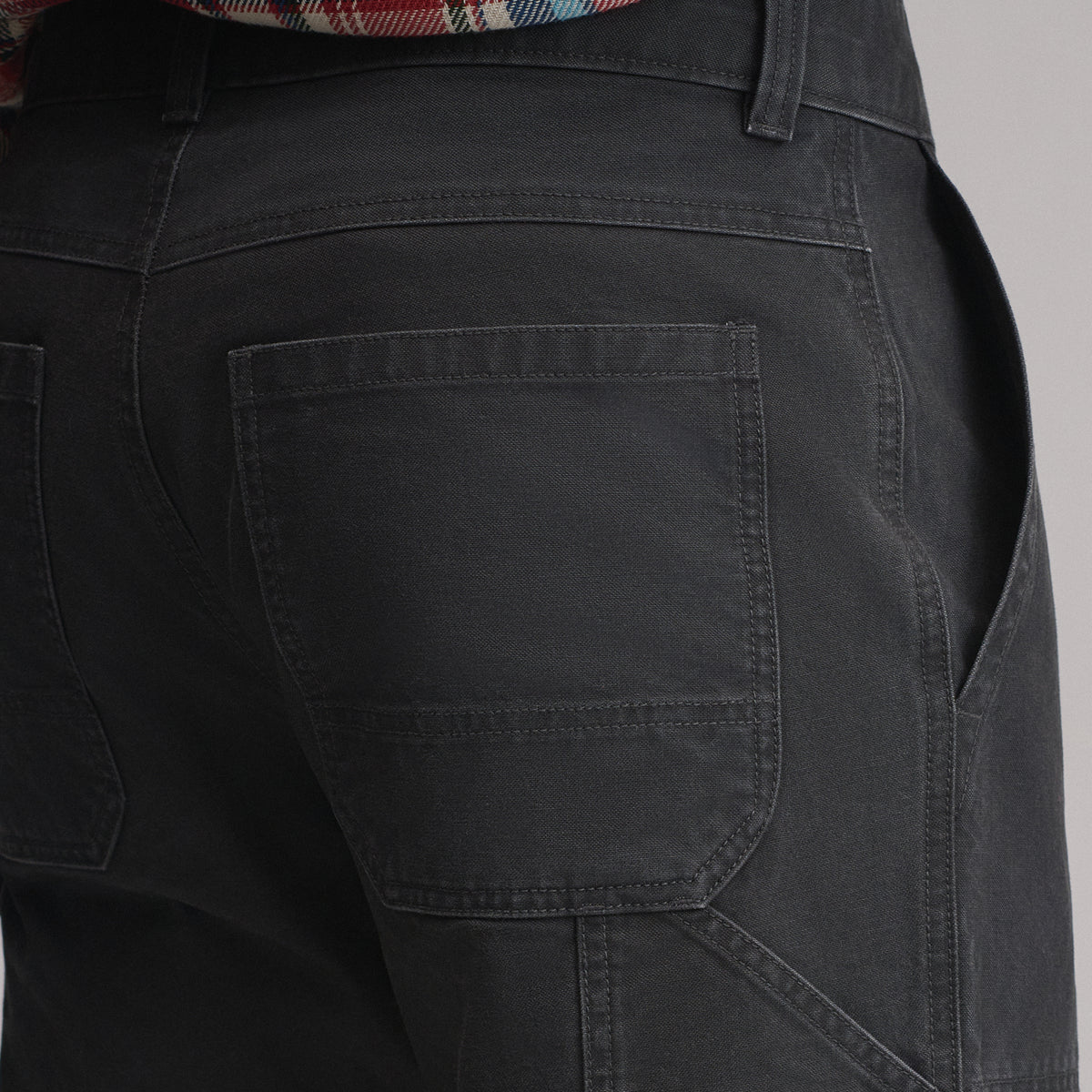 Men's Canvas Carpenter Pants-Carbon-3