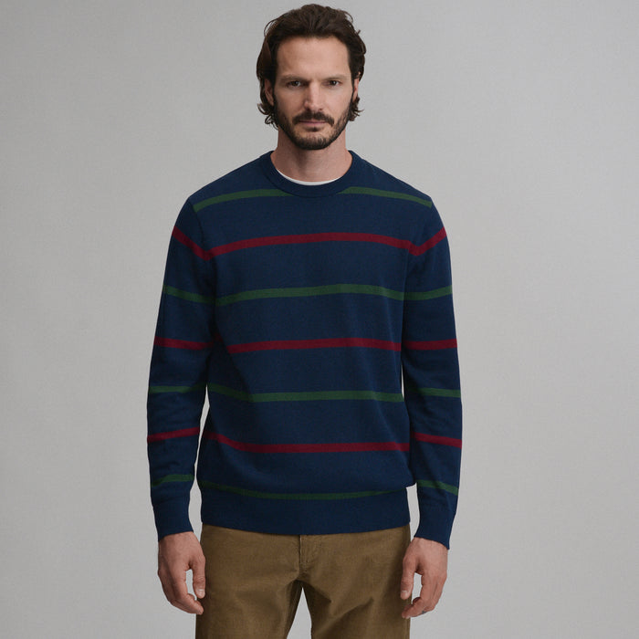 Men's Classic Crew Stripe Sweater