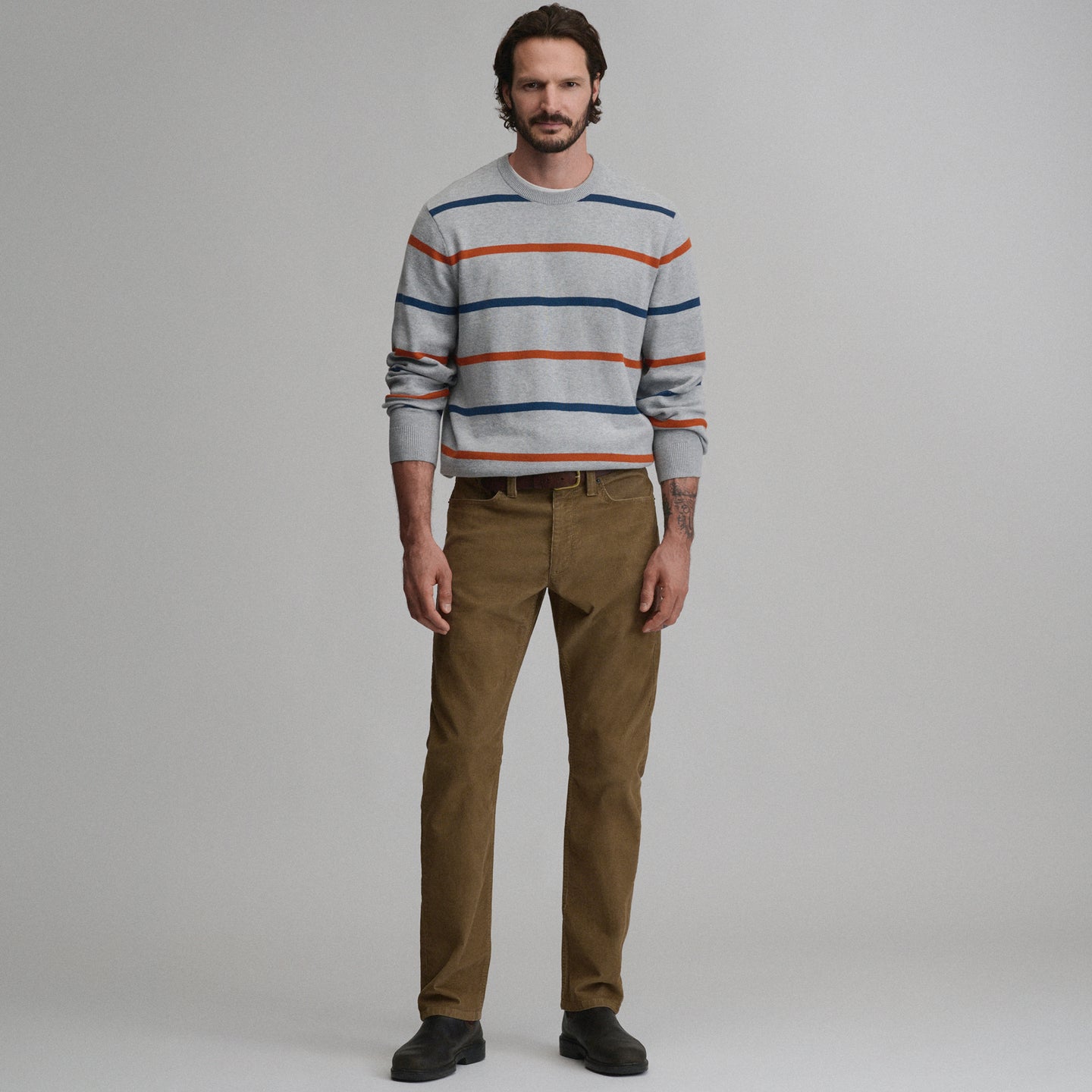 Classic Crew Stripe-Htrgry-8
