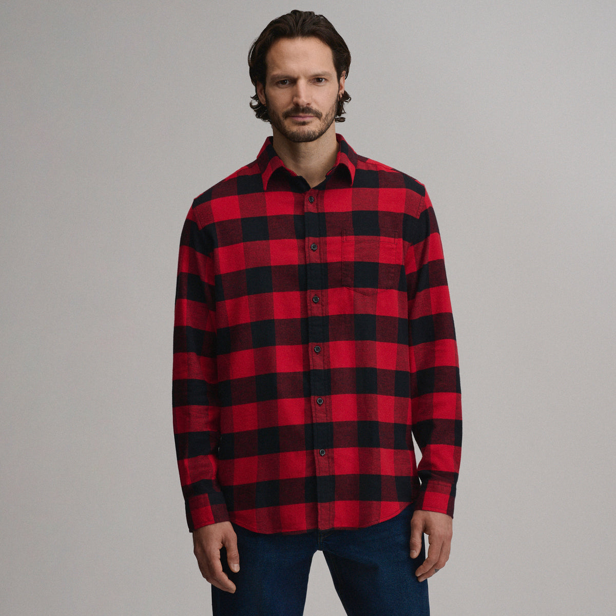 Field Flannel Flex Shirt 2.0-Cardinal-17