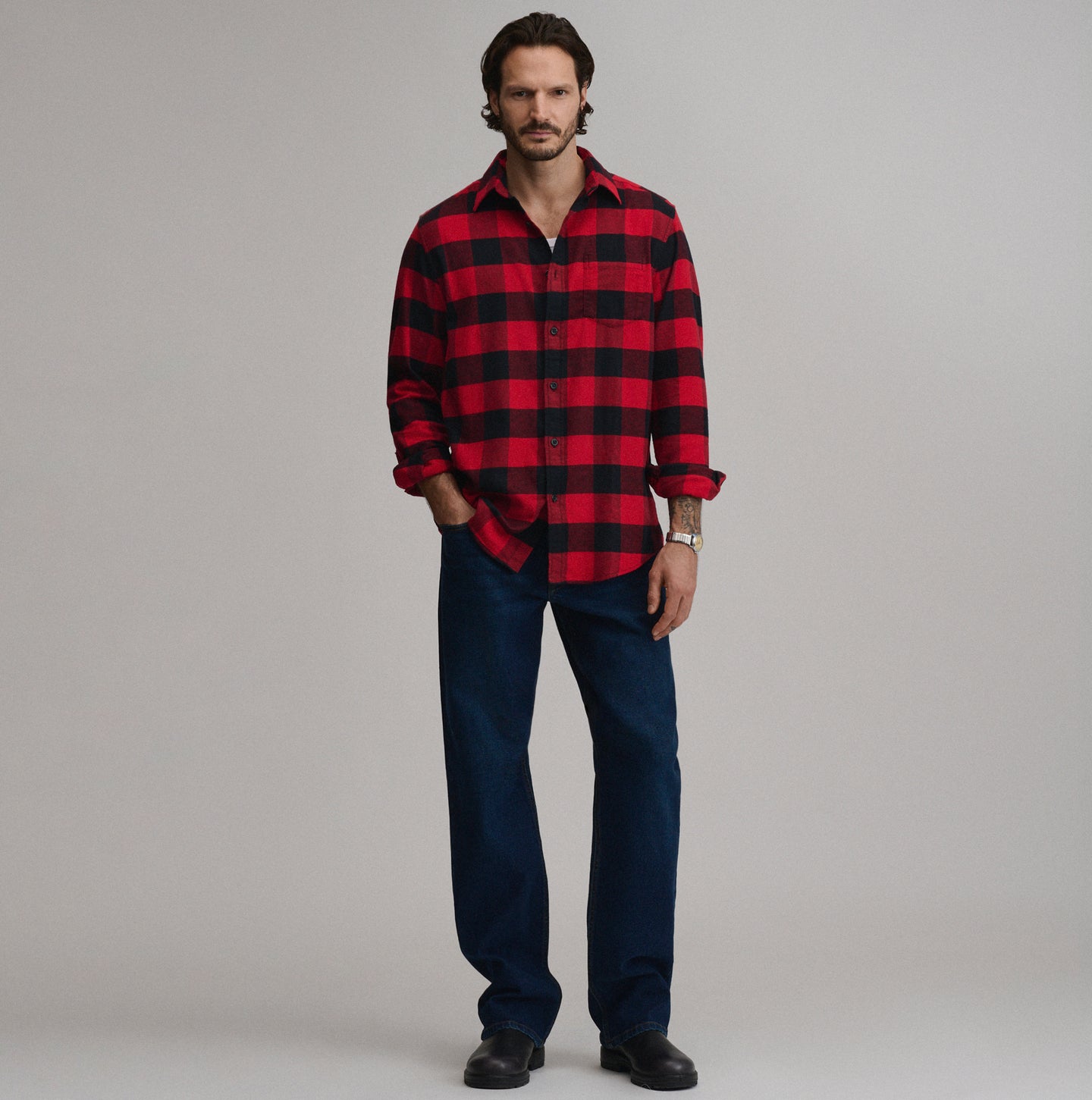 Field Flannel Flex Shirt 2.0-Cardinal-20