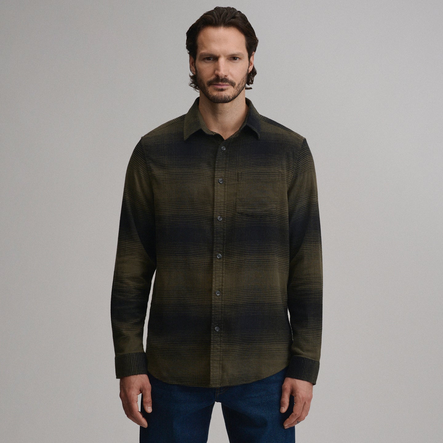 Field Flannel Flex Shirt 2.0-Dark Fatigue-21