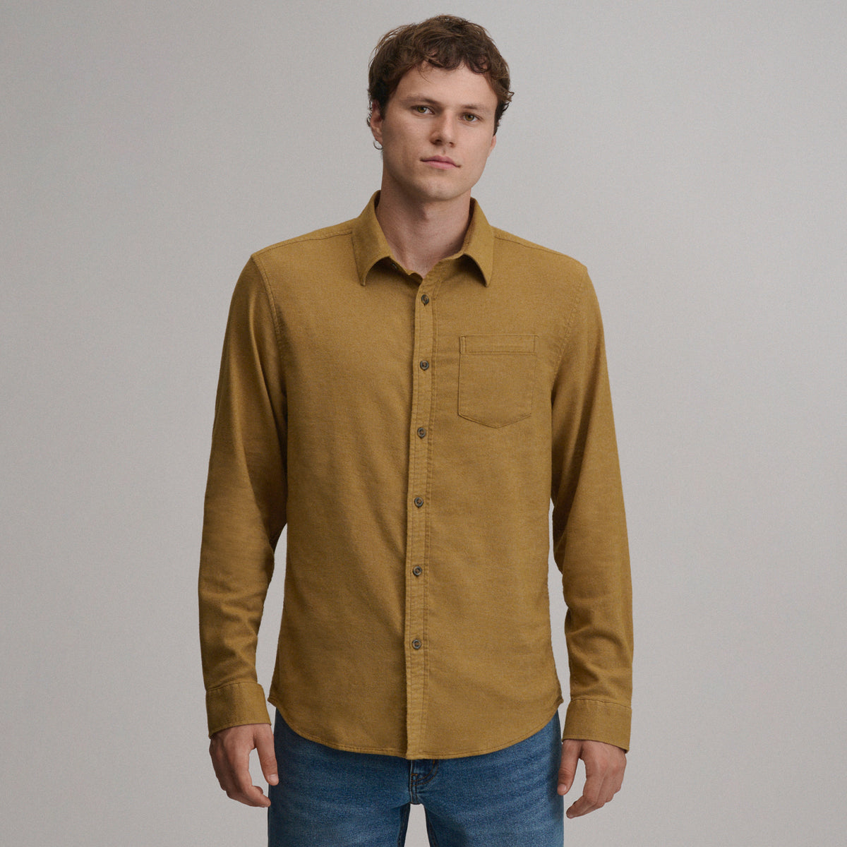 Field Flannel Flex Shirt 2.0-Gold Dust-29