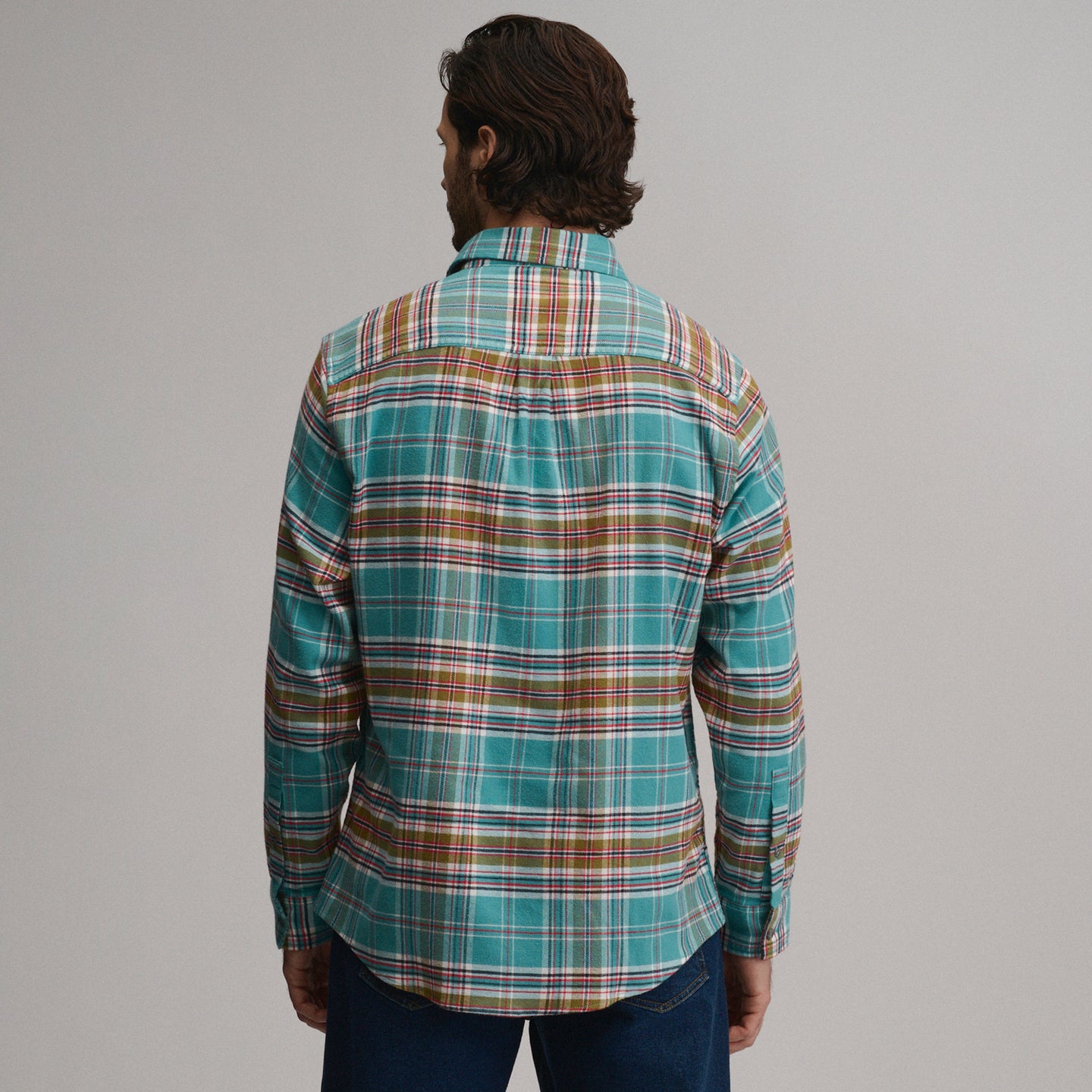 Field Flannel Flex Shirt 2.0-Sea Spray-34