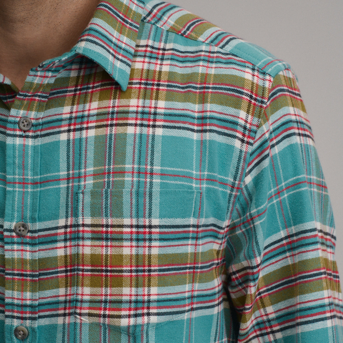 Field Flannel Flex Shirt 2.0-Sea Spray-35