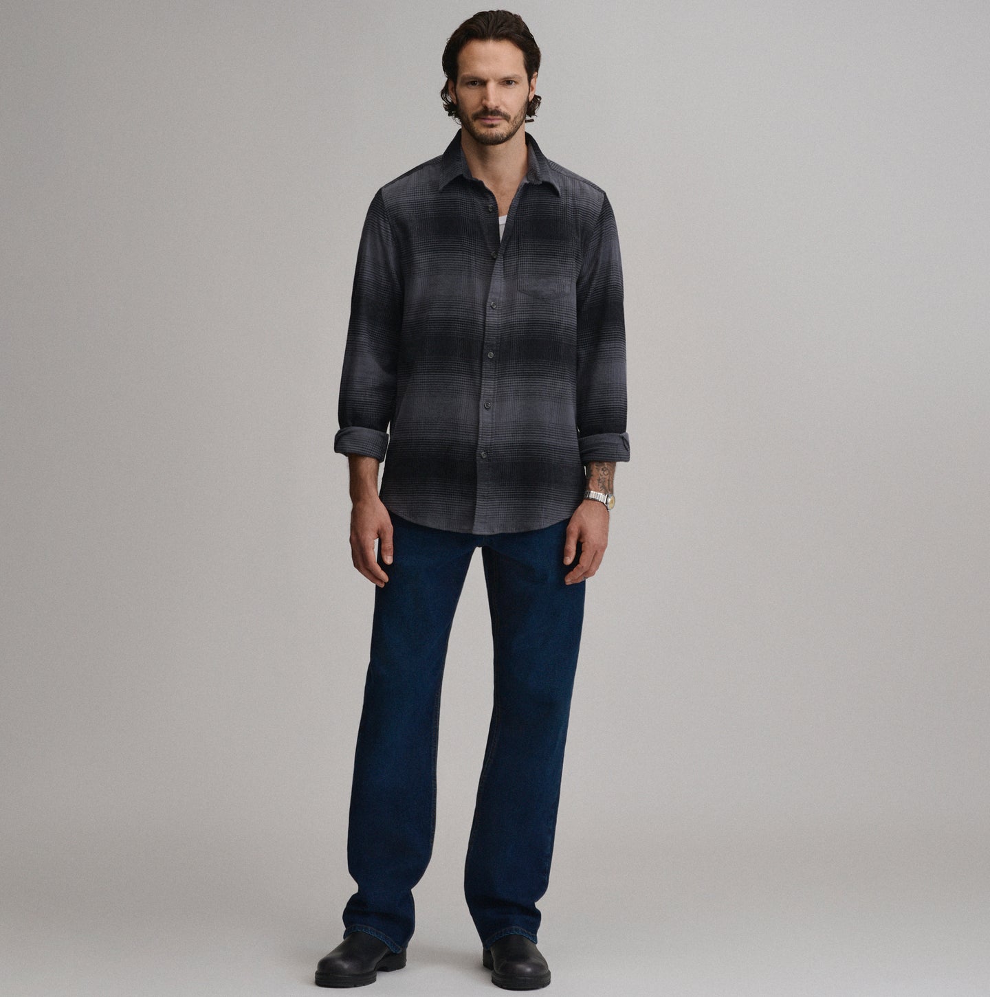 Field Flannel Flex Shirt 2.0-Slate-44