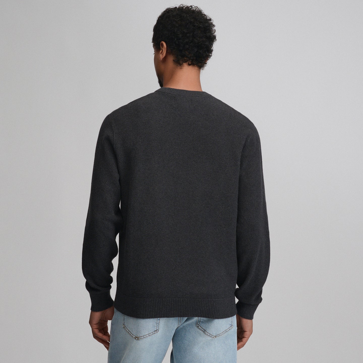 Classic Crew Solid-Charcoal Heather-2