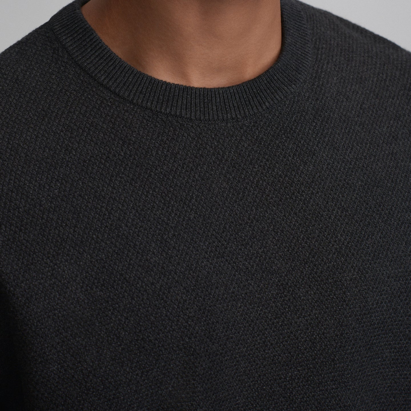 Classic Crew Solid-Charcoal Heather-3