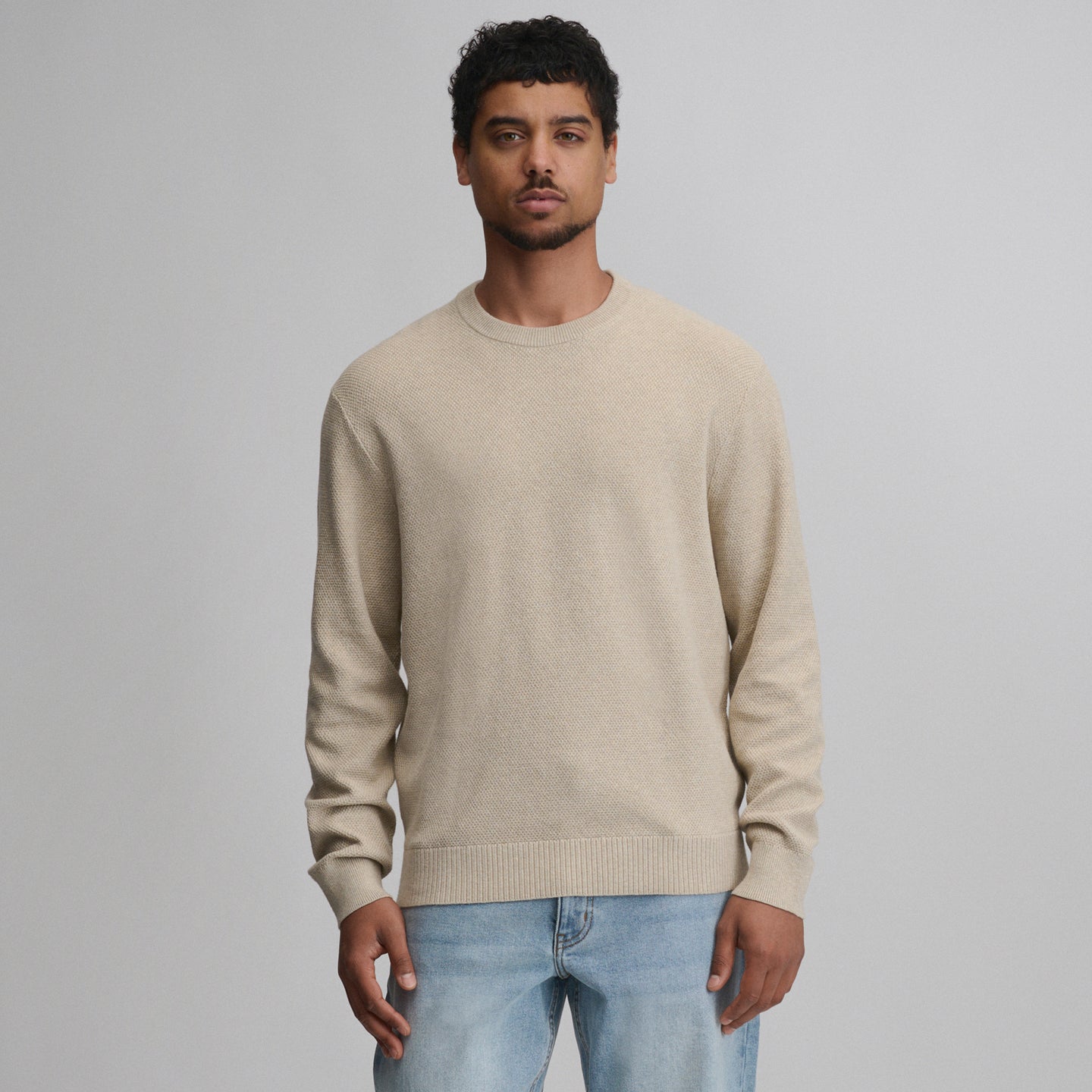 Classic Crew Solid-Heather Oatmeal-13