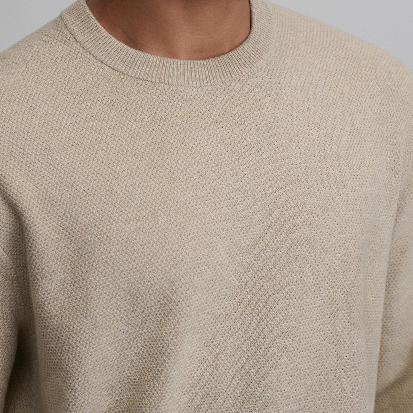 Classic Crew Solid-Heather Oatmeal-15
