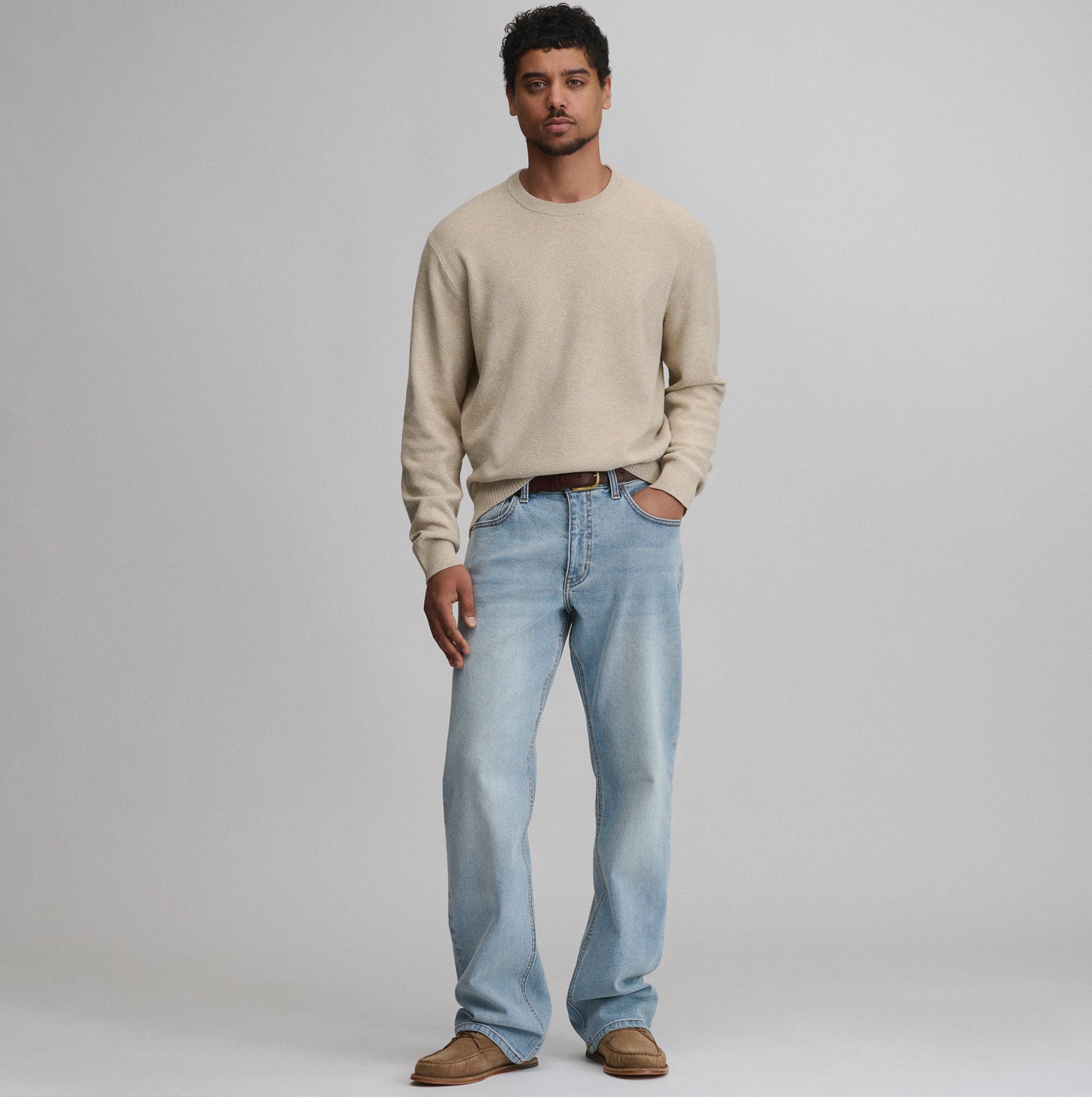 Classic Crew Solid-Heather Oatmeal-16