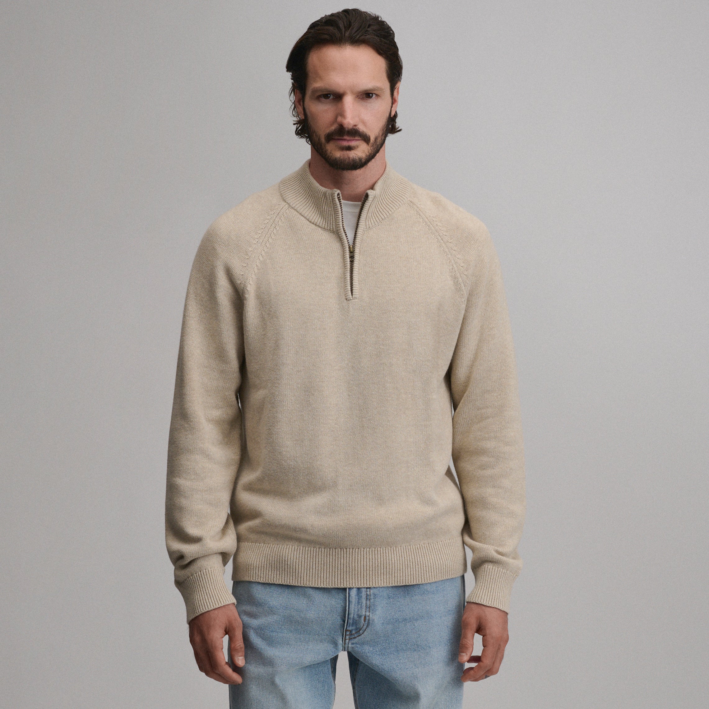 Men's Classic Quarter-Zip Sweater – Eddie Bauer