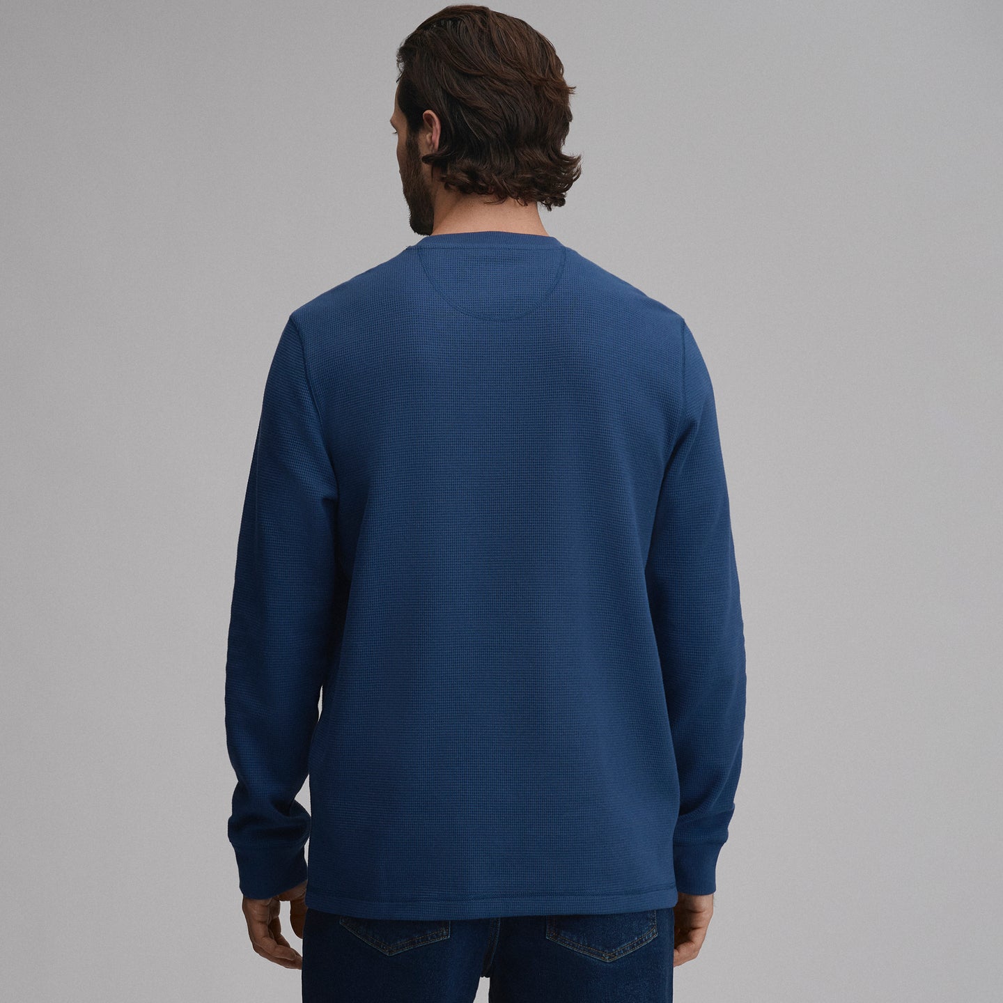 Men's Eddie's Favorite Ultrasoft Thermal Henley-Dusk-39