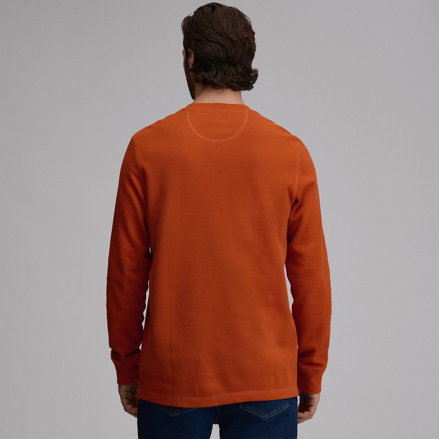 Men's Eddie's Favorite Ultrasoft Thermal Henley-Picante-54