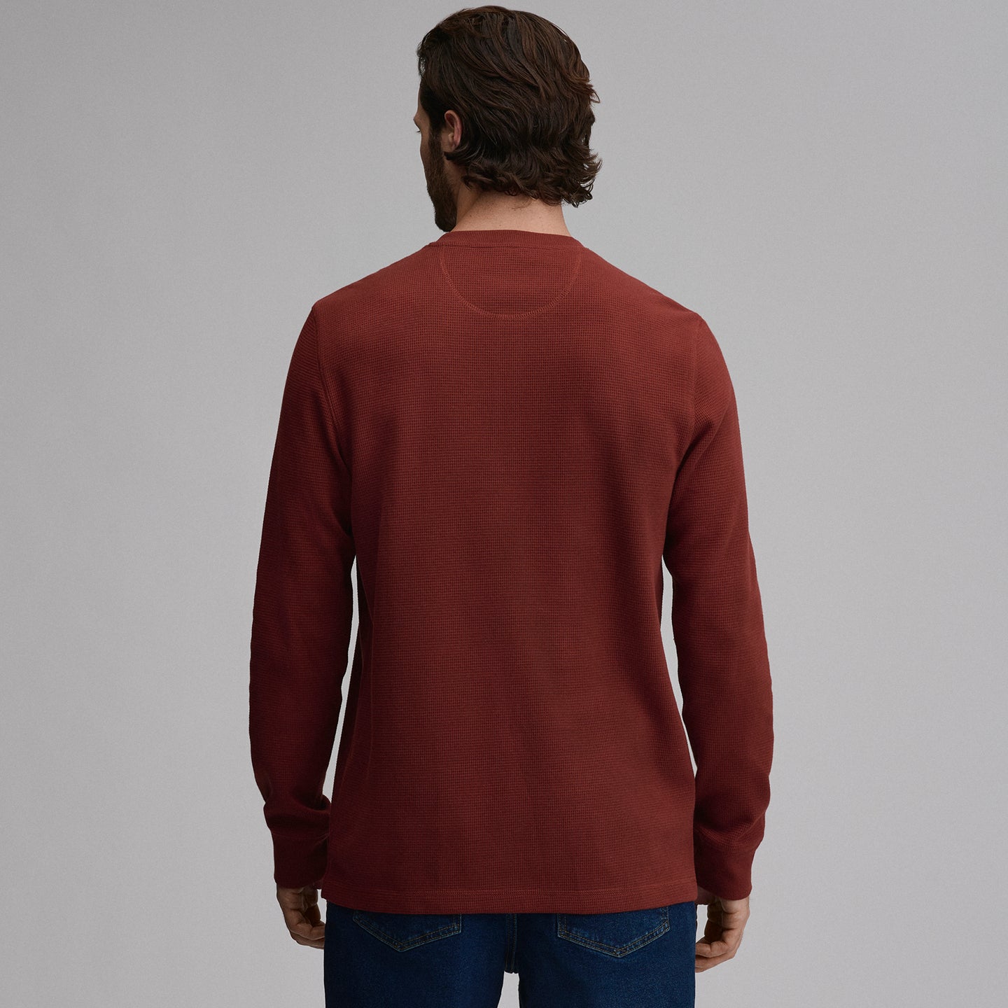 Men's Eddie's Favorite Ultrasoft Thermal Henley-Sable-59