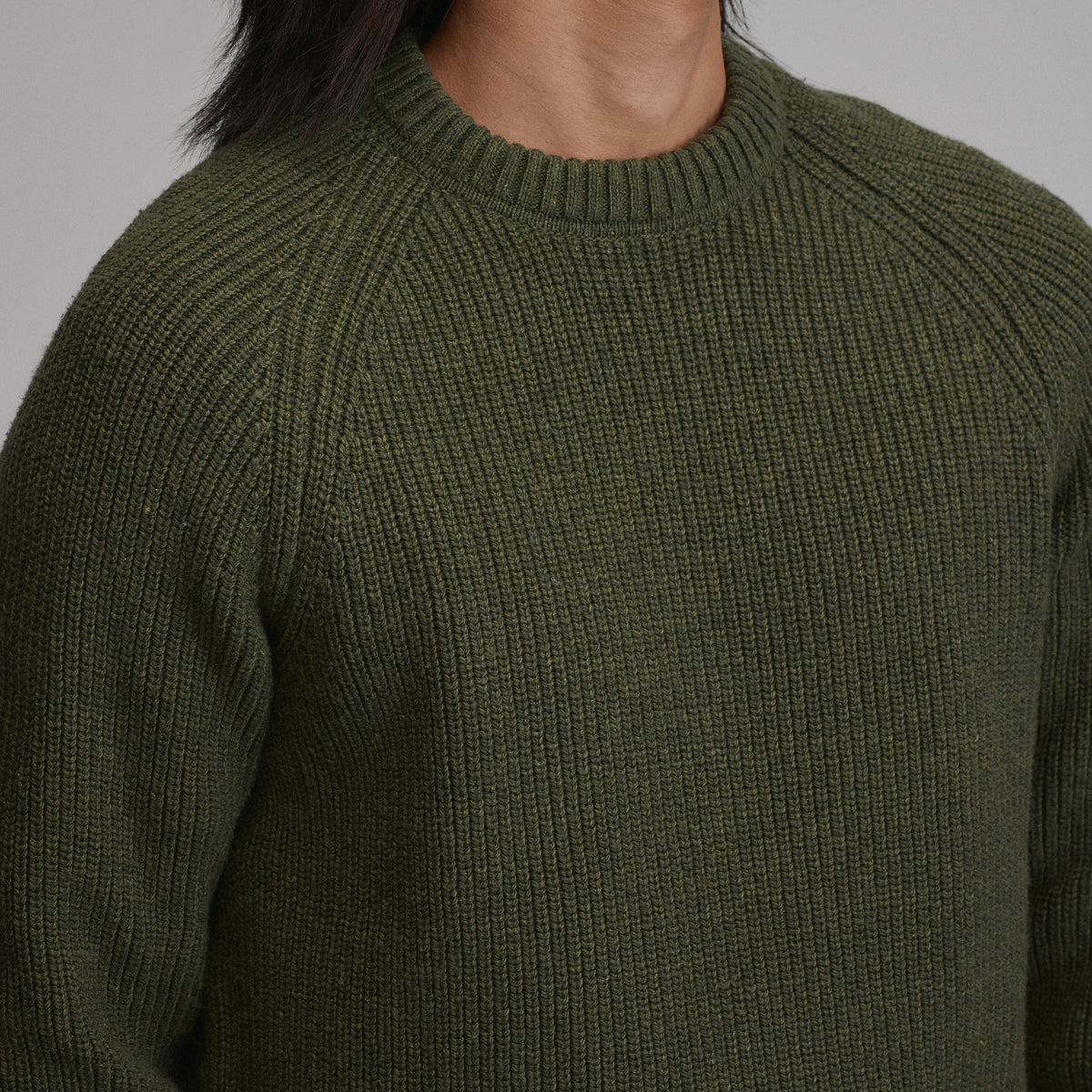 Fletcher Bay Crew Sweater-Deep Olive-7
