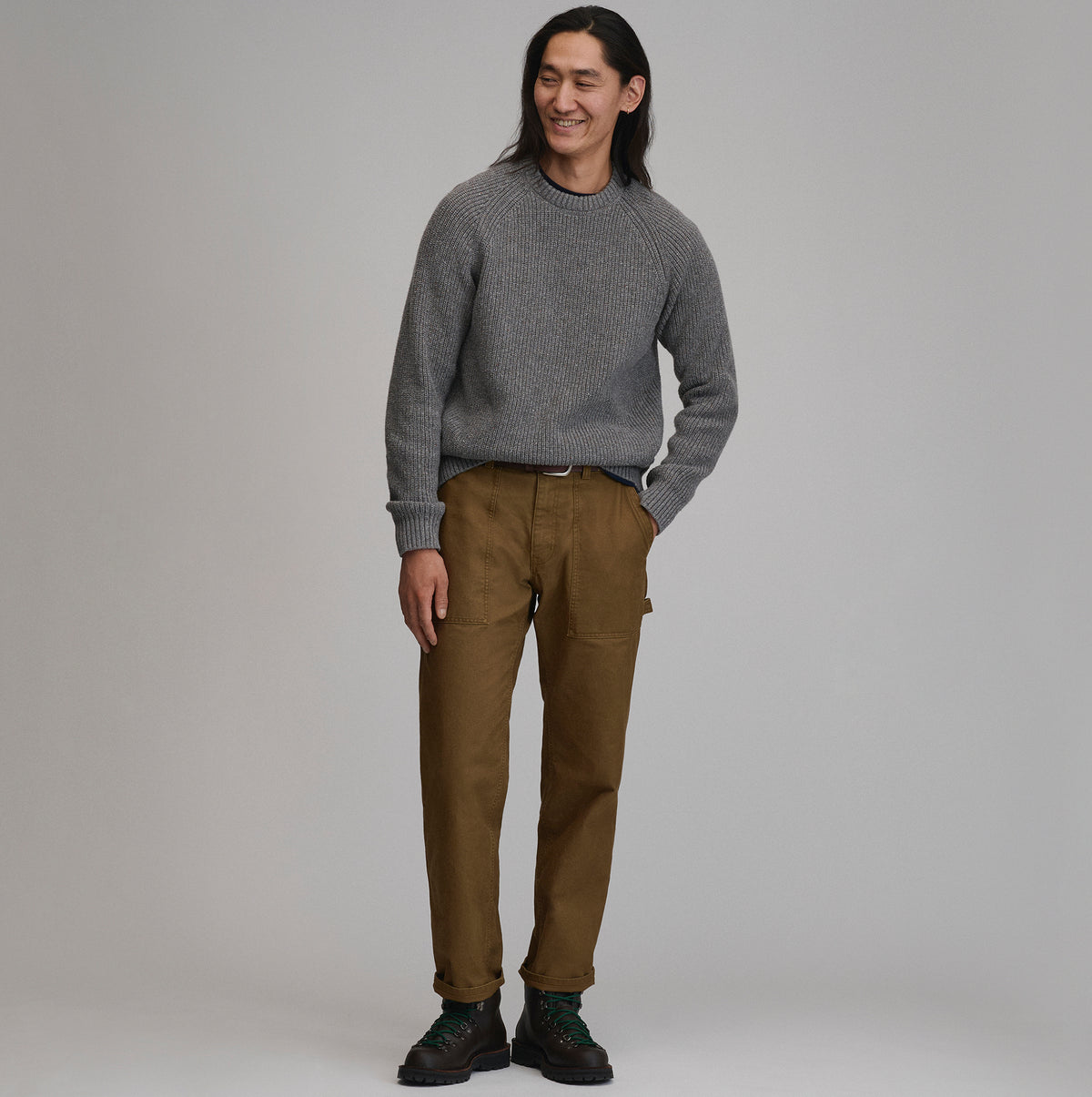 Fletcher Bay Crew Sweater-Heather Gray-12