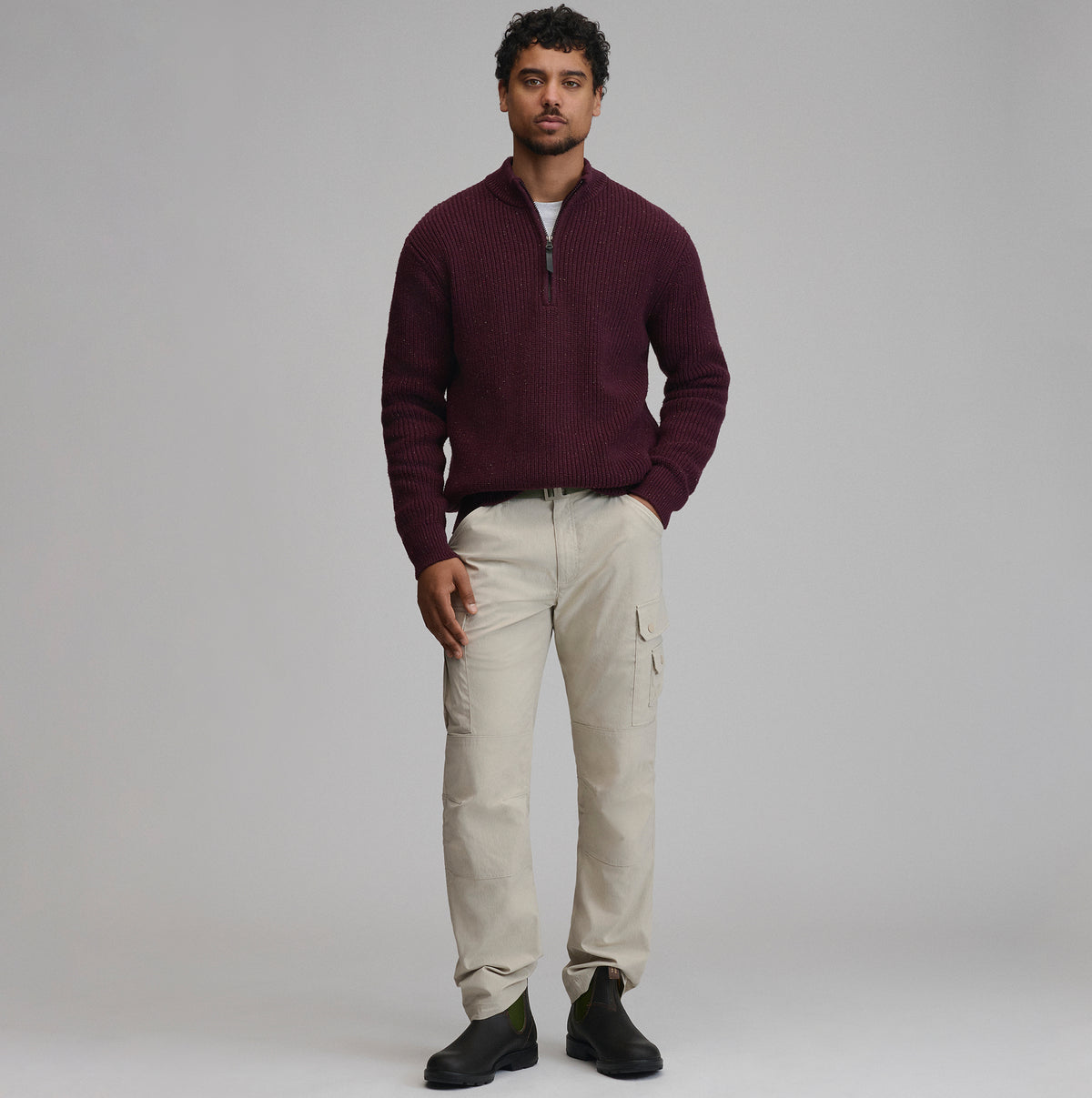 Fletcher Bay QTR Zip-Cordovan-4