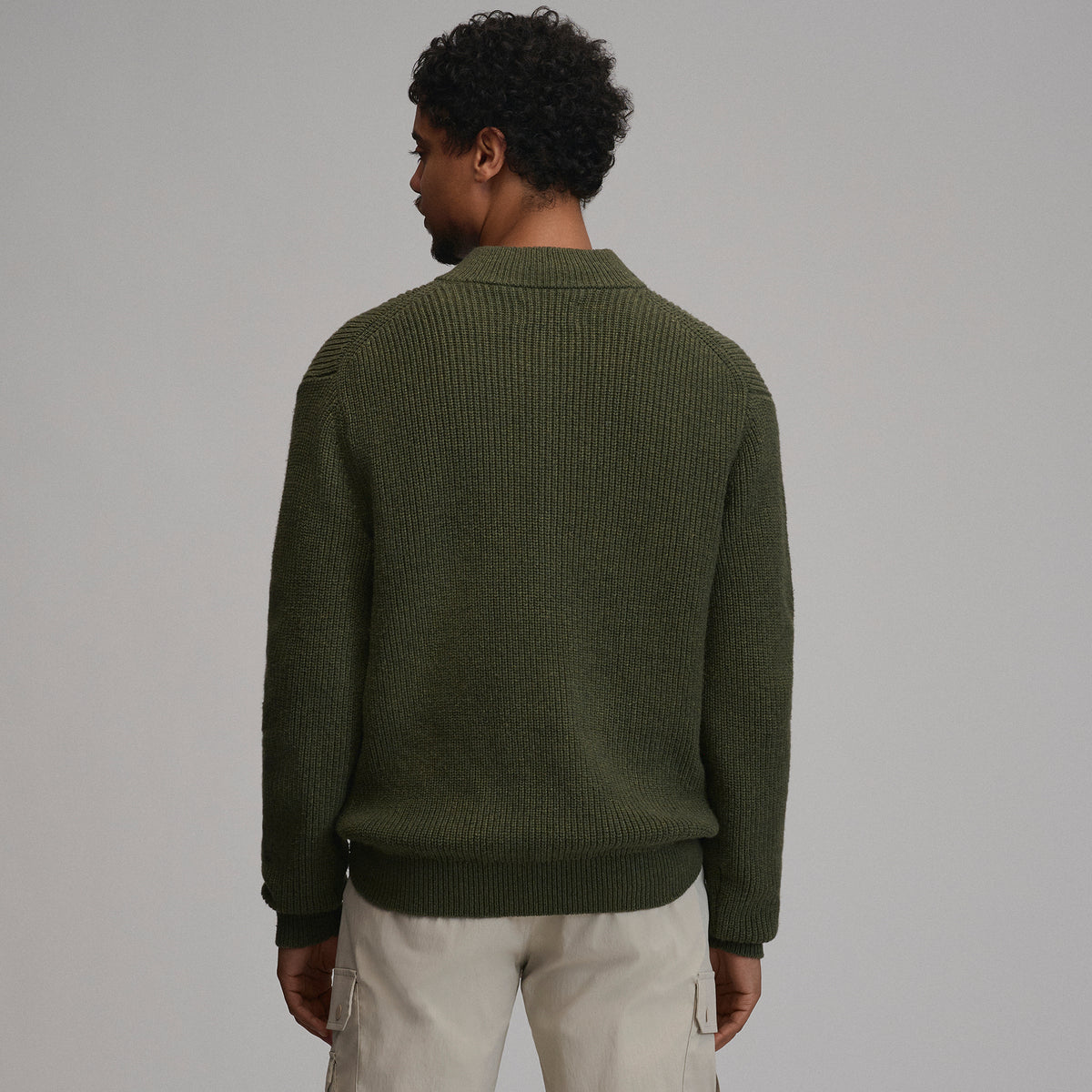 Fletcher Bay QTR Zip-Deep Olive-6