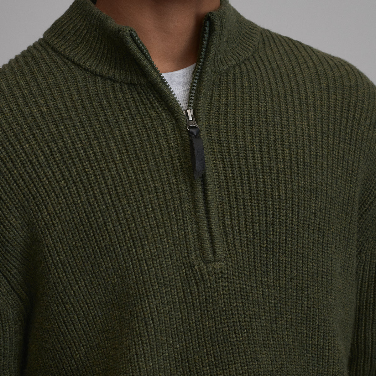 Fletcher Bay QTR Zip-Deep Olive-7