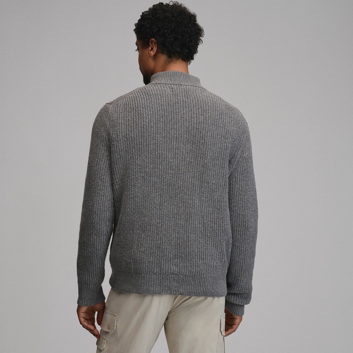 Fletcher Bay QTR Zip-Heather Gray-10