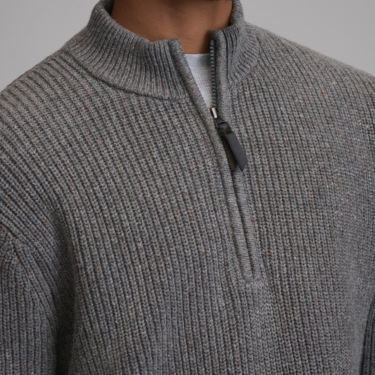 Fletcher Bay QTR Zip-Heather Gray-11