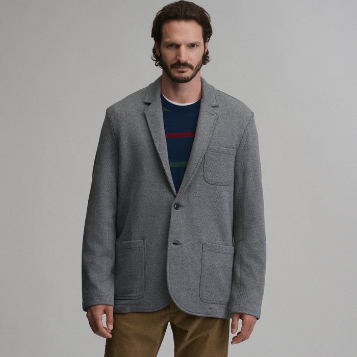 Men's Knit Blazer