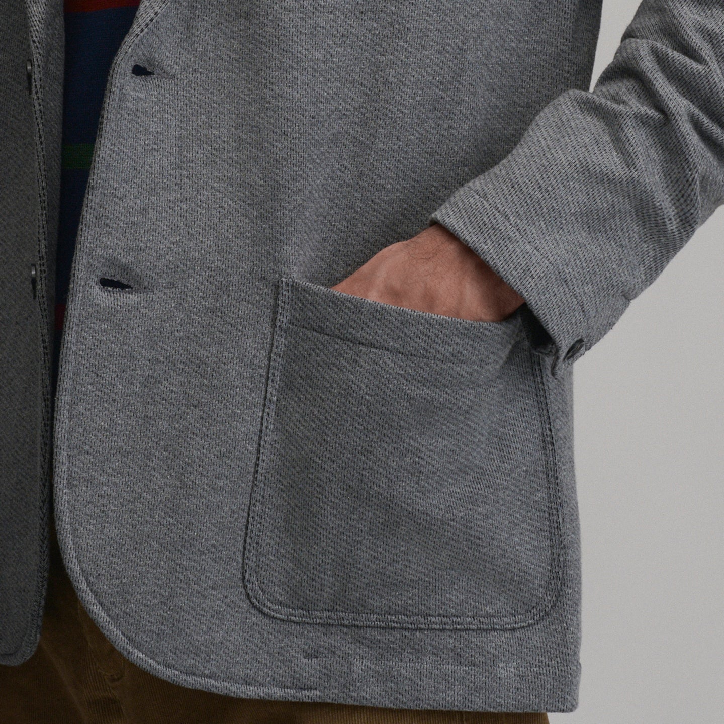 Knit Blazer-Charcoal Heather-5