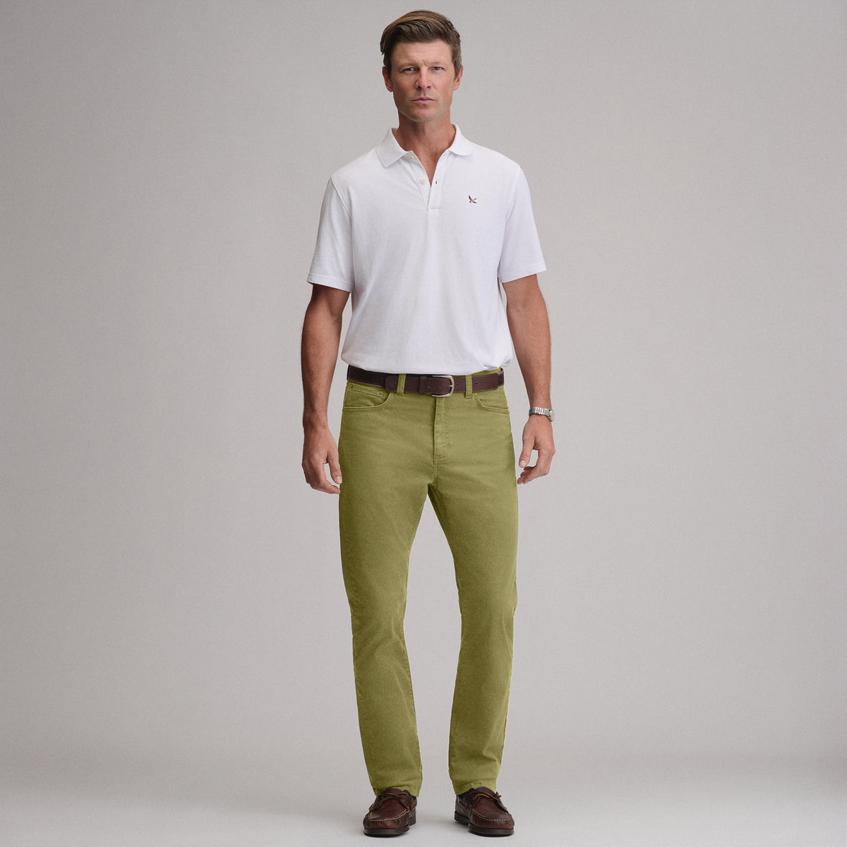 Men's Legend Wash Twill 5-Pocket Pants-Seaweed-4