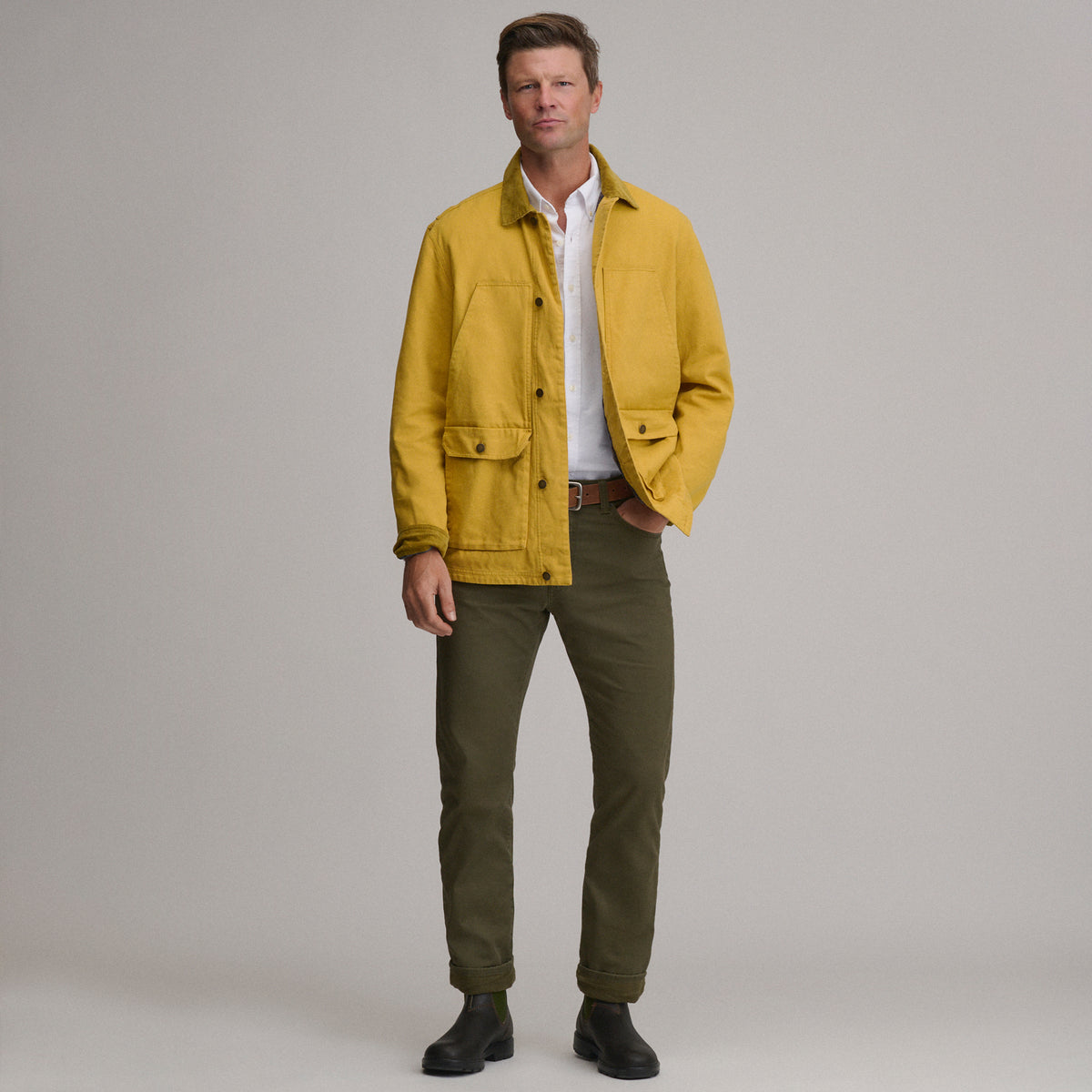 Lined Legend Twill 5PKT-Dark Fatigue-4