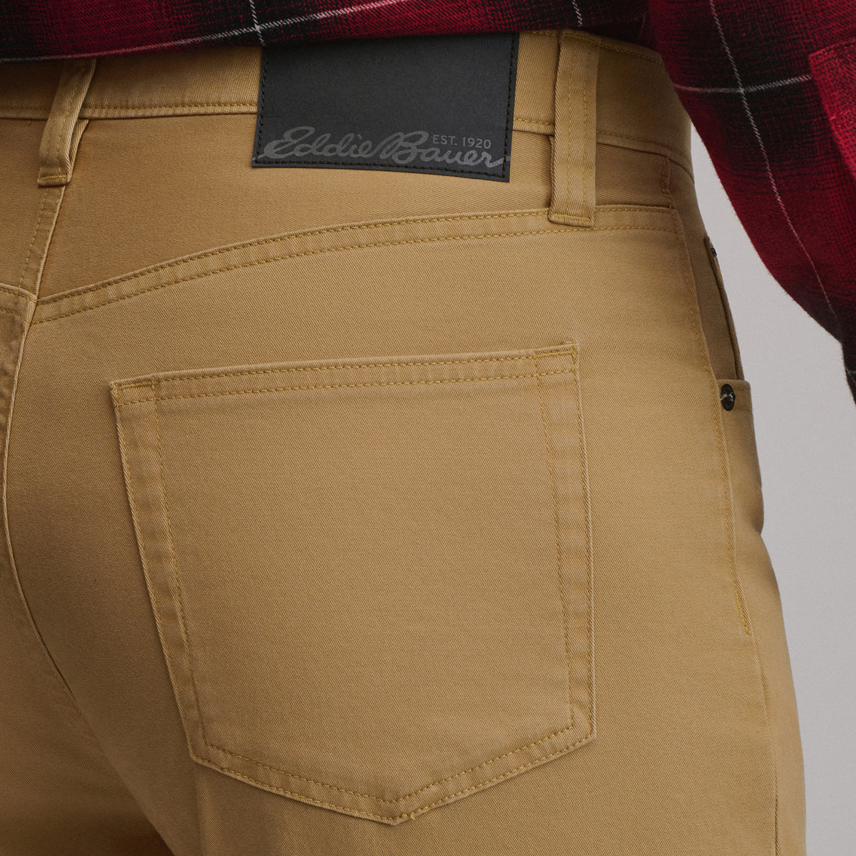 Men's Lined Legend Wash Twill 5-Pocket Pants-Dark Sand-3