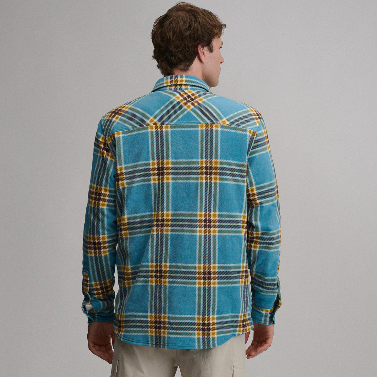 LS Chutes Microfleece Shirt-Azure-2